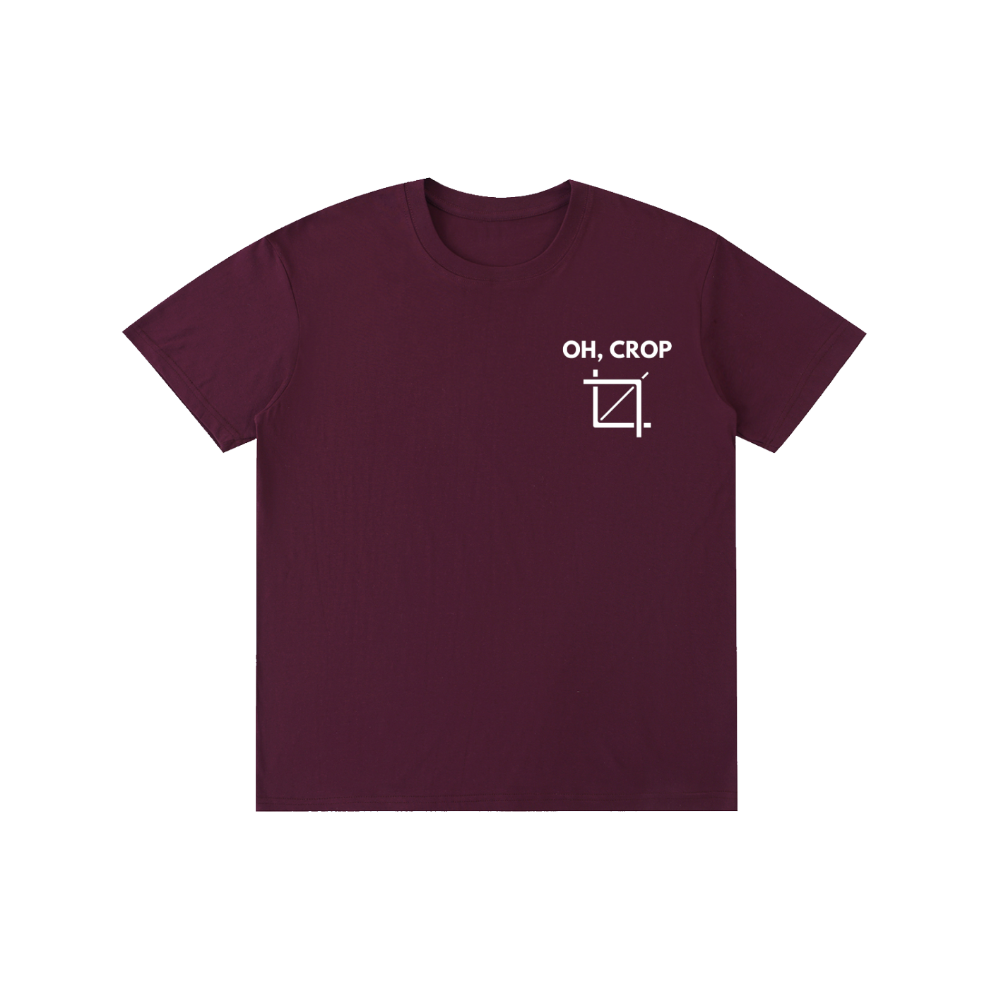 Oh, Crop | Pure Cotton Unisex T-Shirt