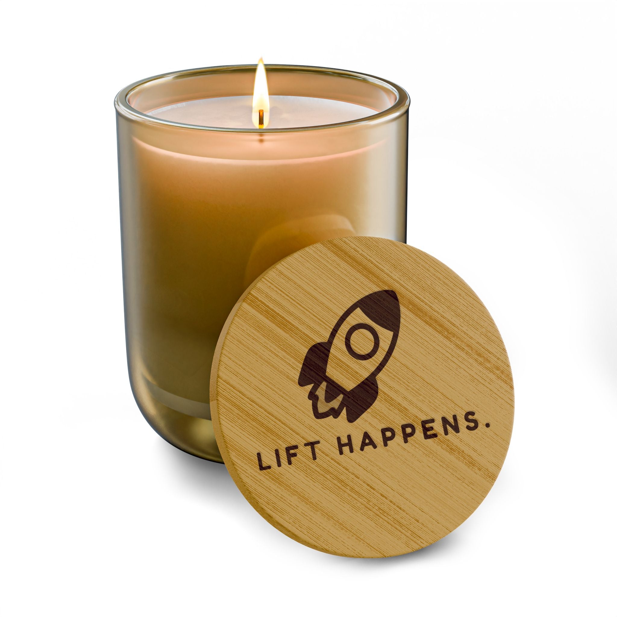 Lift Happens | Engraved 14oz Scented Soy Candle