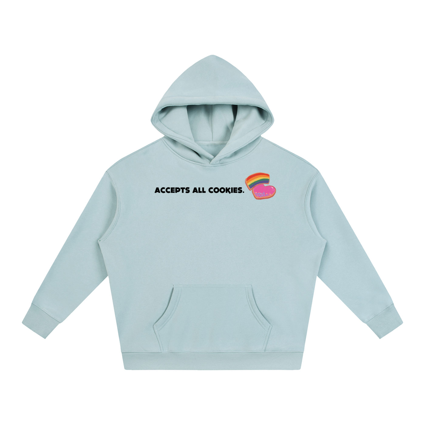 Accepts All Cookies | Oversize Fleeced Hoodie