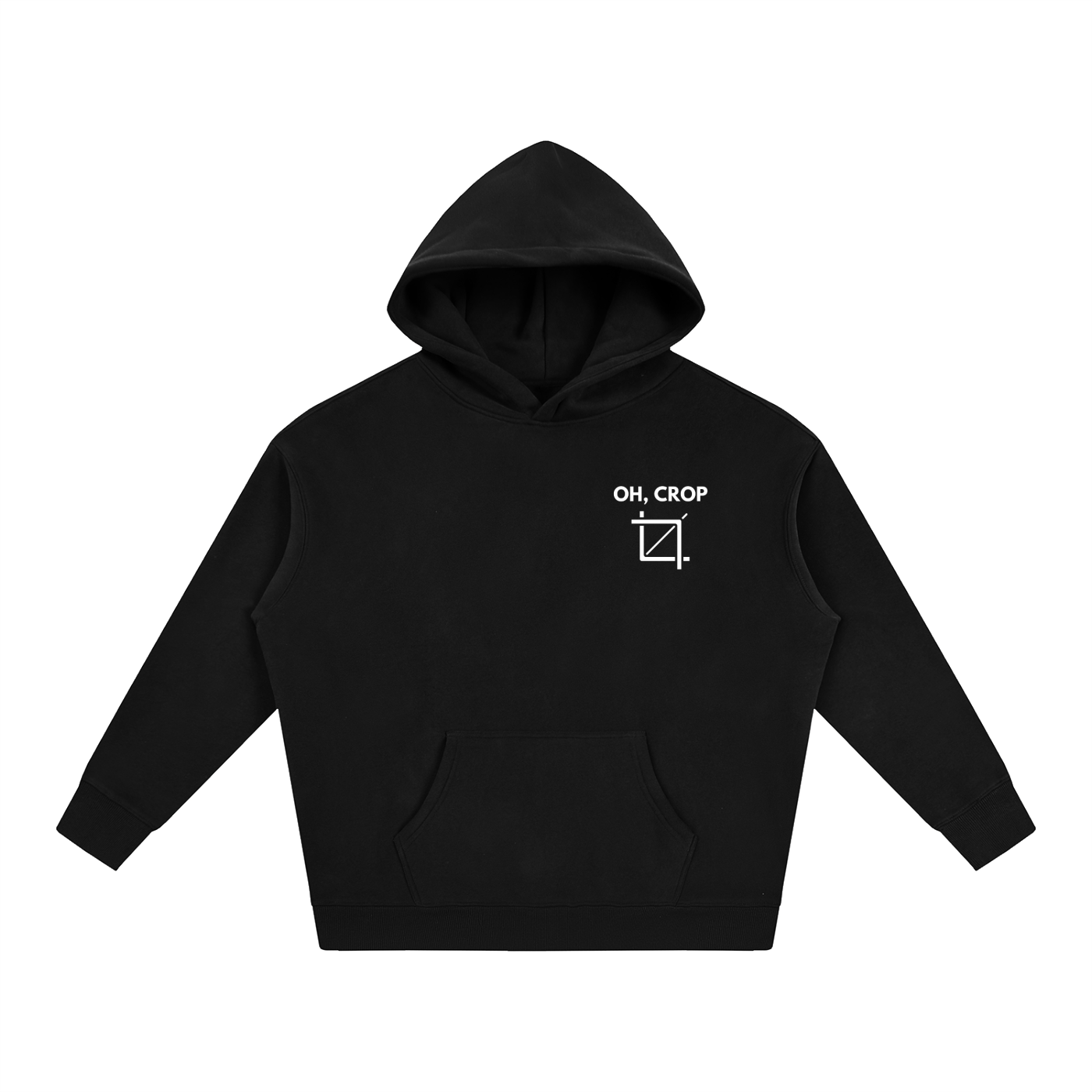 Oh, Crop | Oversize Fleeced Hoodie