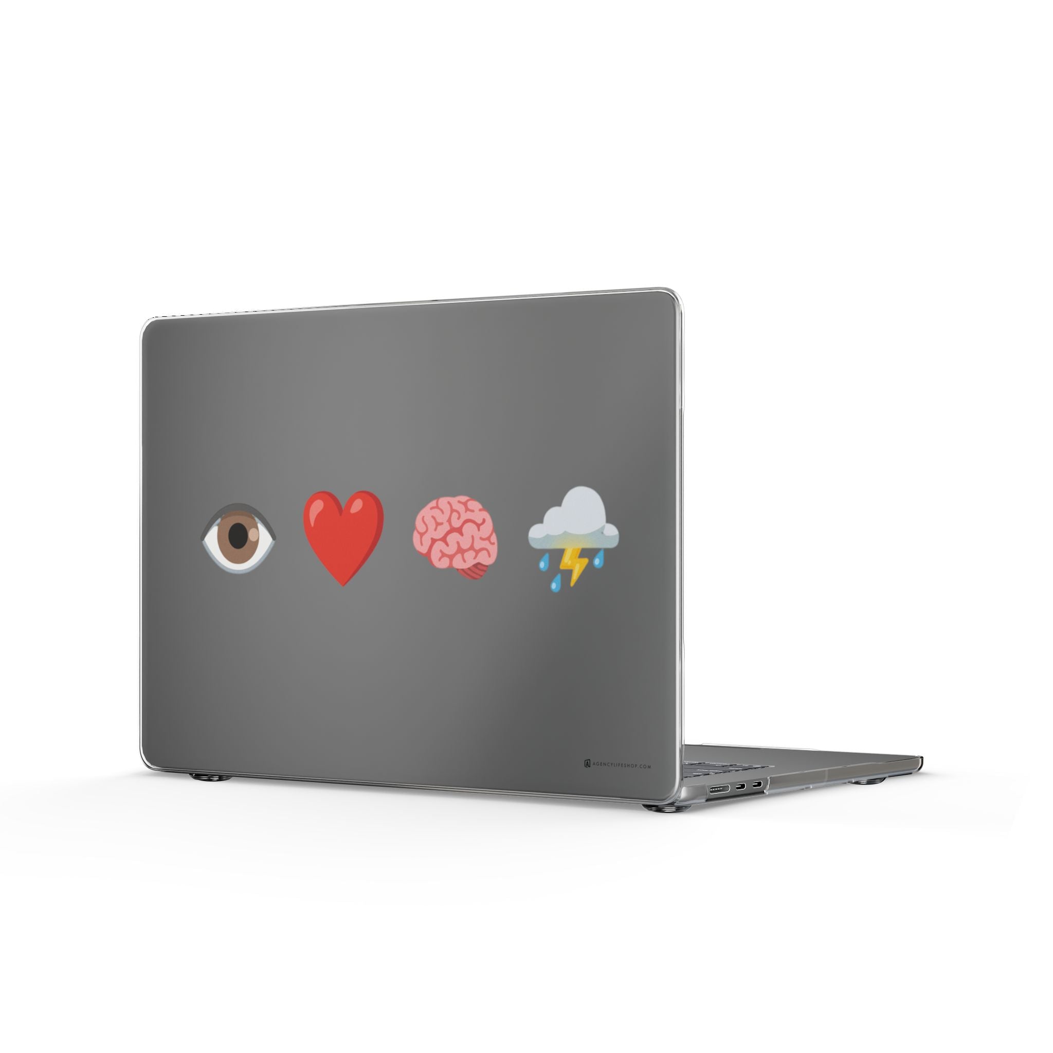 I Love Brainstorming | Clear MacBook Case
