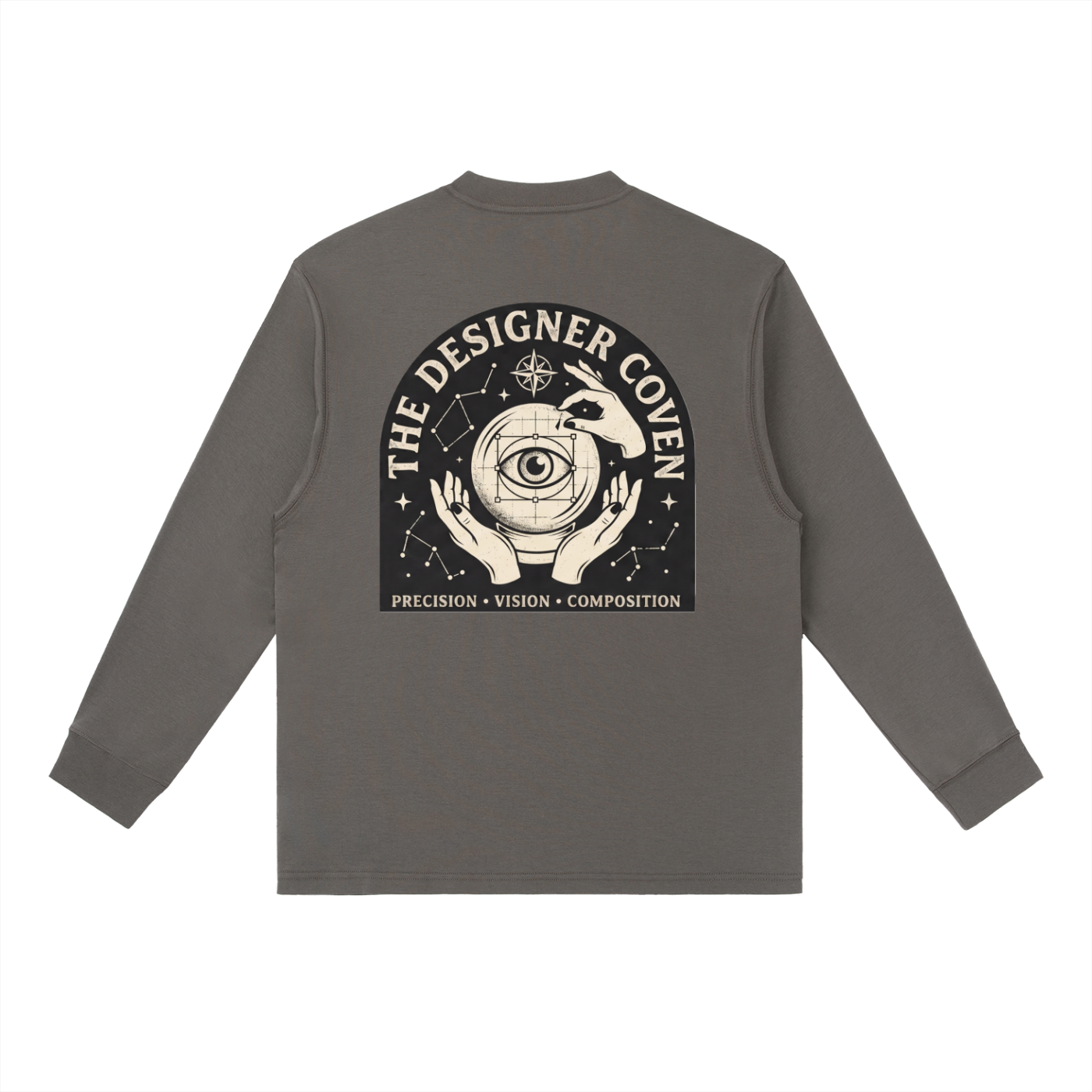 The Designer Coven | Essential Crewneck Long-Sleeve T-Shirt