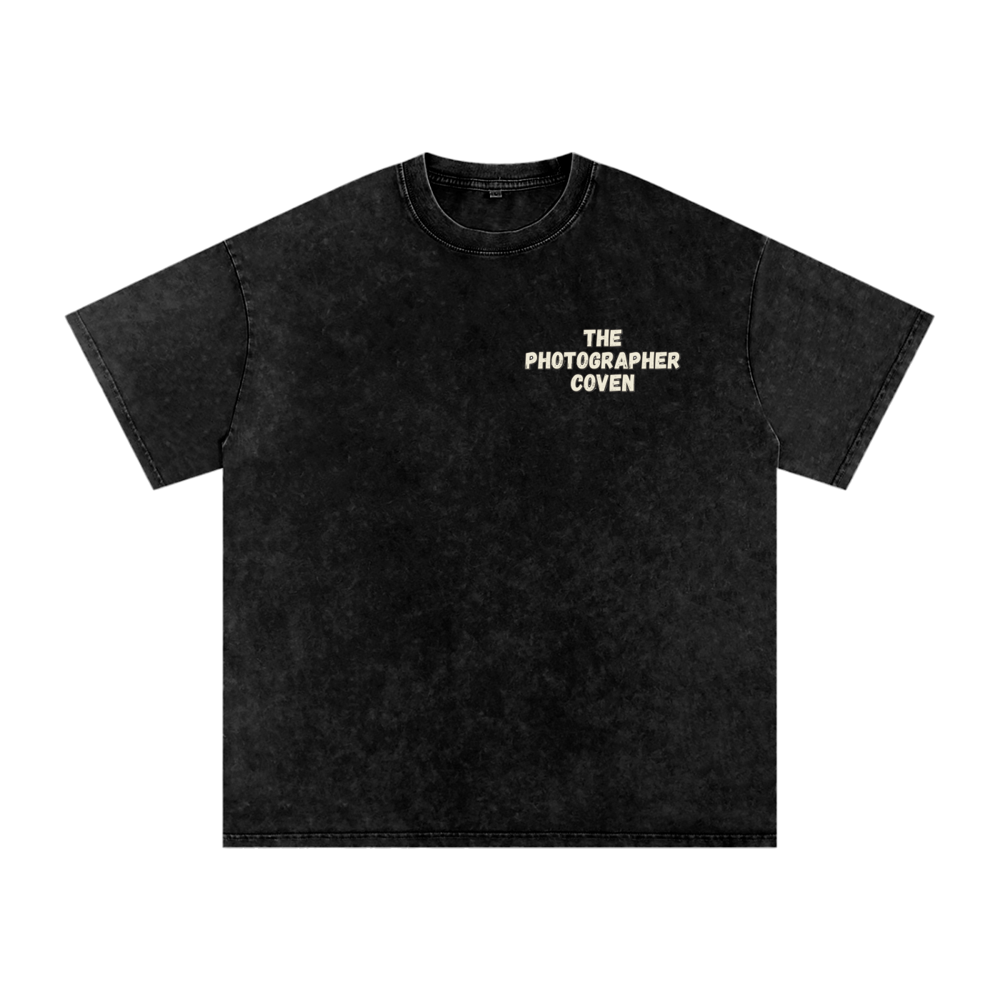The Photographer Coven | Snow Washed Oversized Cotton T-Shirt