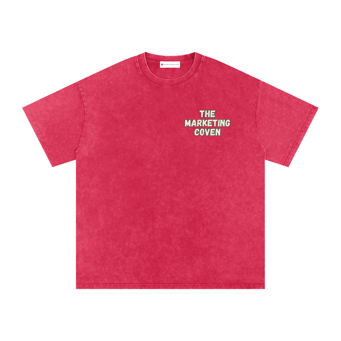 The Marketing Coven | Snow Washed Oversized Cotton T-Shirt
