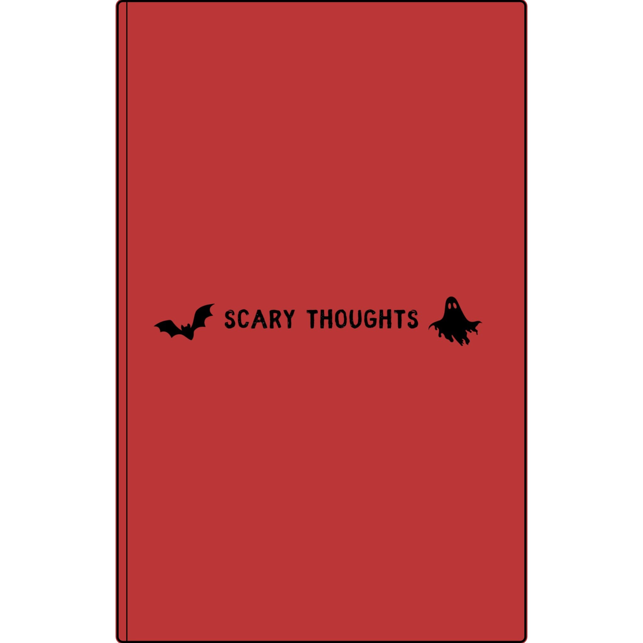 Scary Thoughts | Engraved Vegan Leather Halloween Journal