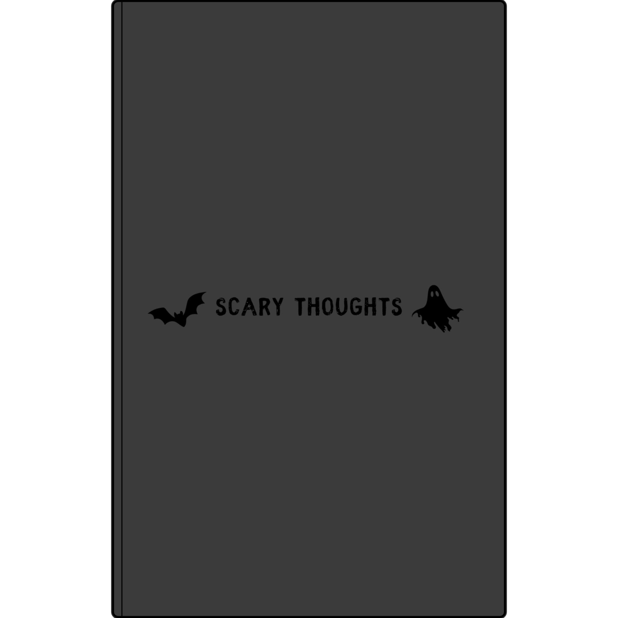 Scary Thoughts | Engraved Vegan Leather Halloween Journal