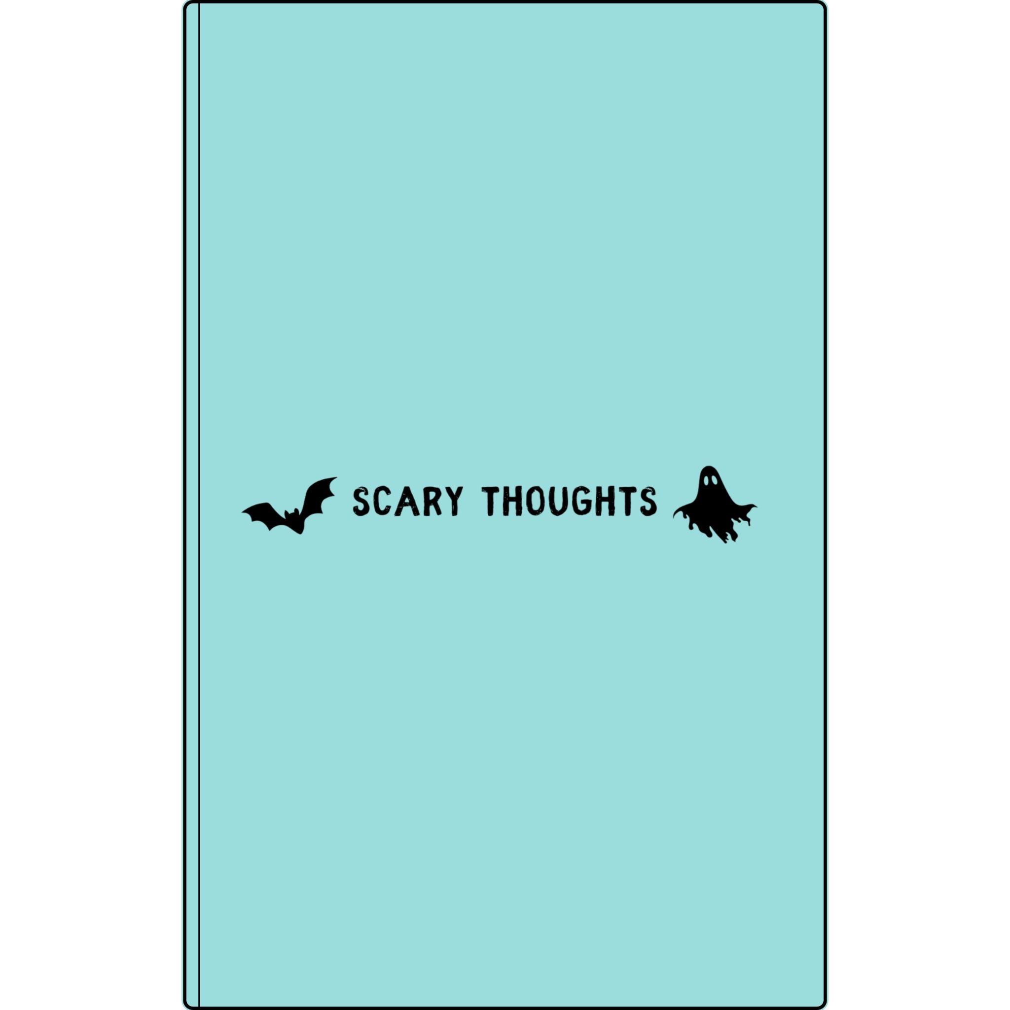 Scary Thoughts | Engraved Vegan Leather Halloween Journal