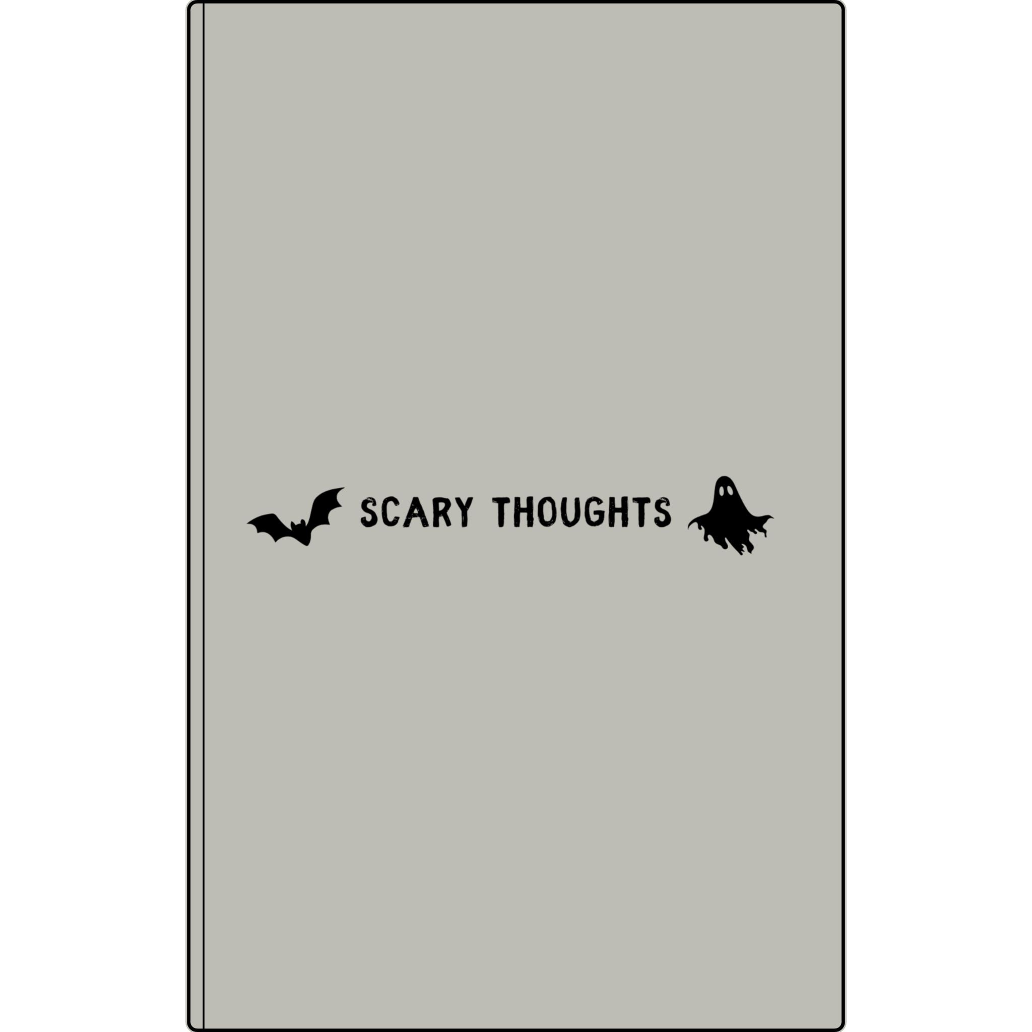 Scary Thoughts | Engraved Vegan Leather Halloween Journal