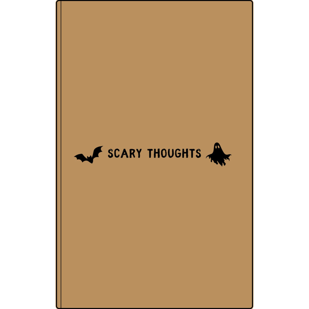 Scary Thoughts | Engraved Vegan Leather Halloween Journal