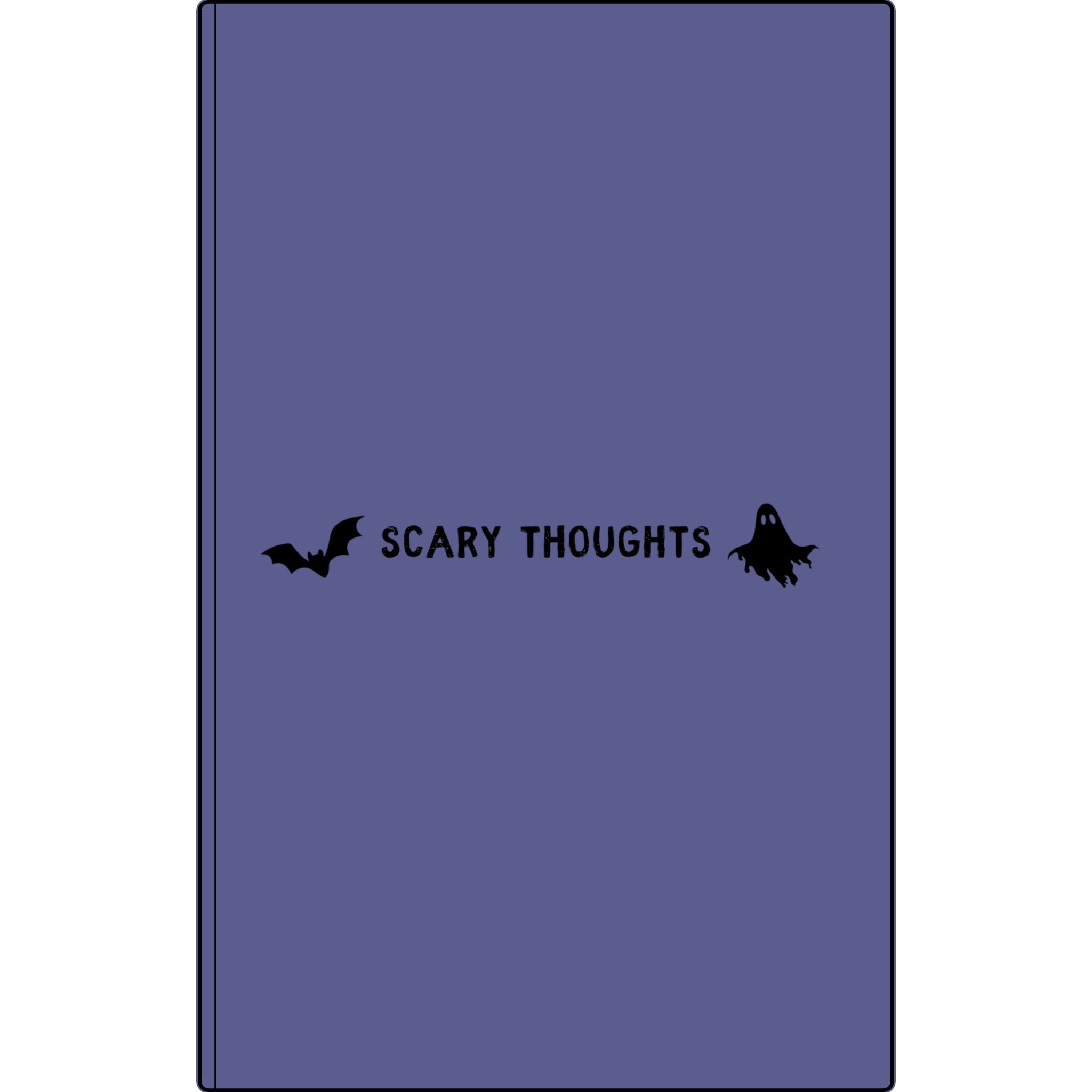 Scary Thoughts | Engraved Vegan Leather Halloween Journal