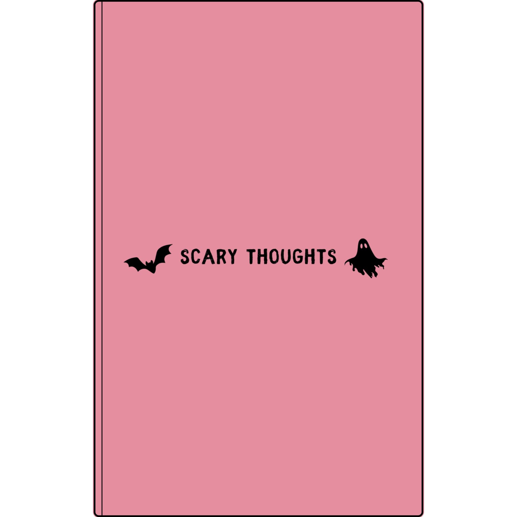 Scary Thoughts | Engraved Vegan Leather Halloween Journal