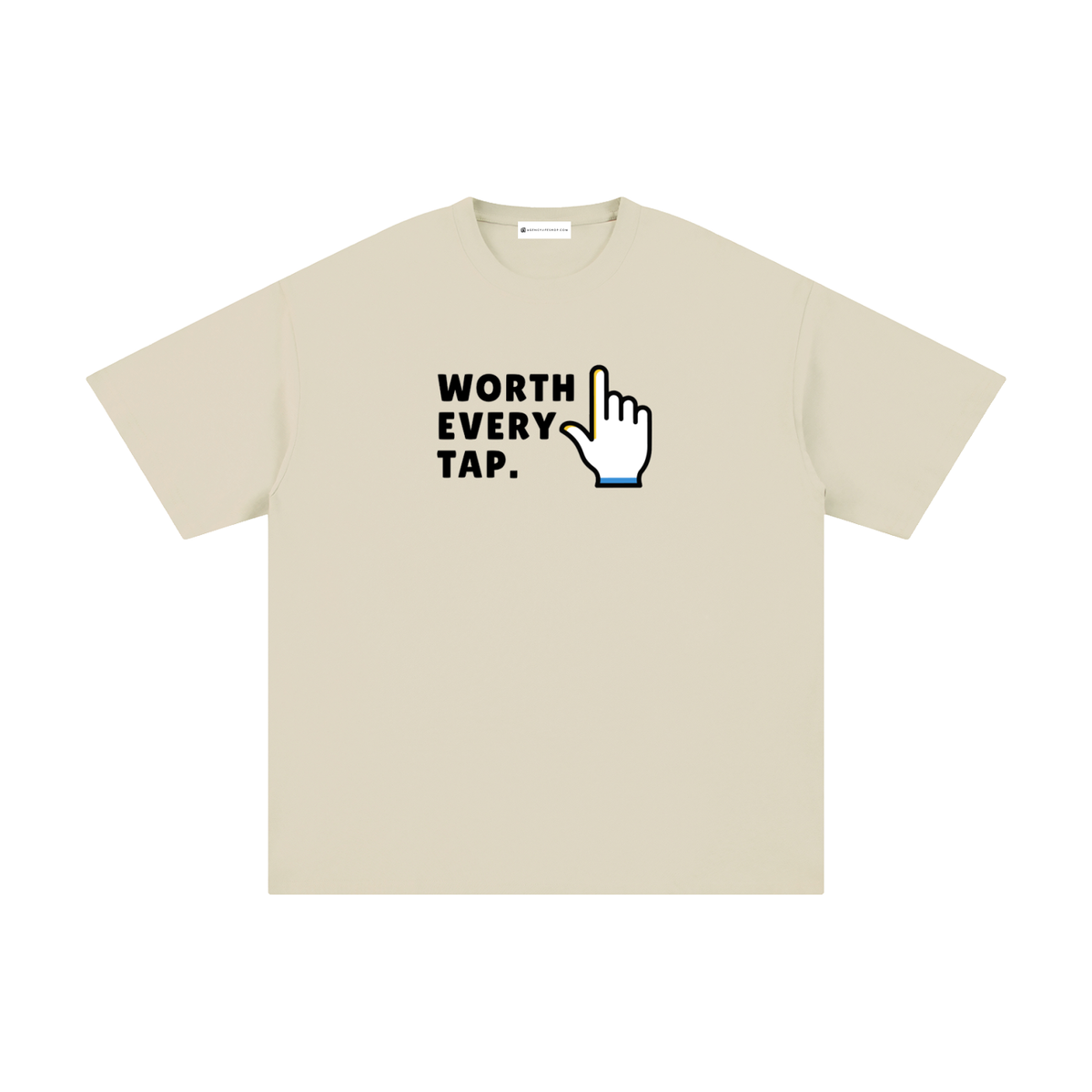 Worth Every Tap | Unisex Pure Cotton T-Shirt