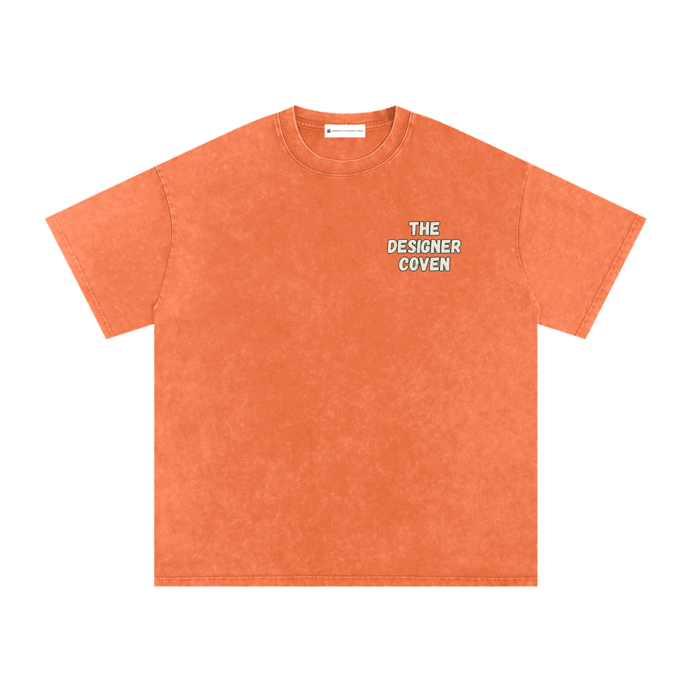 The Designer Coven | Snow Washed Oversized Cotton T-Shirt