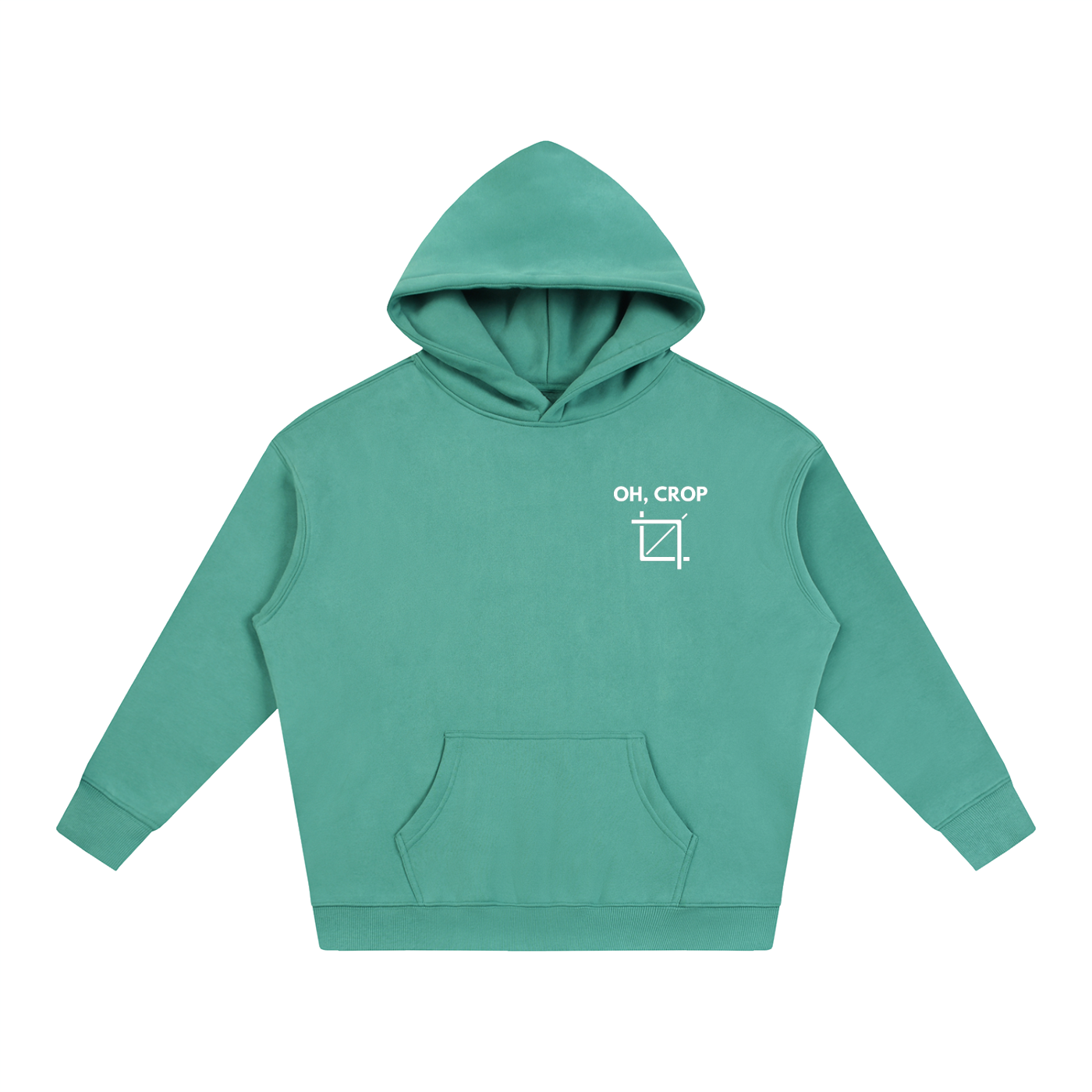 Oh, Crop | Oversize Fleeced Hoodie