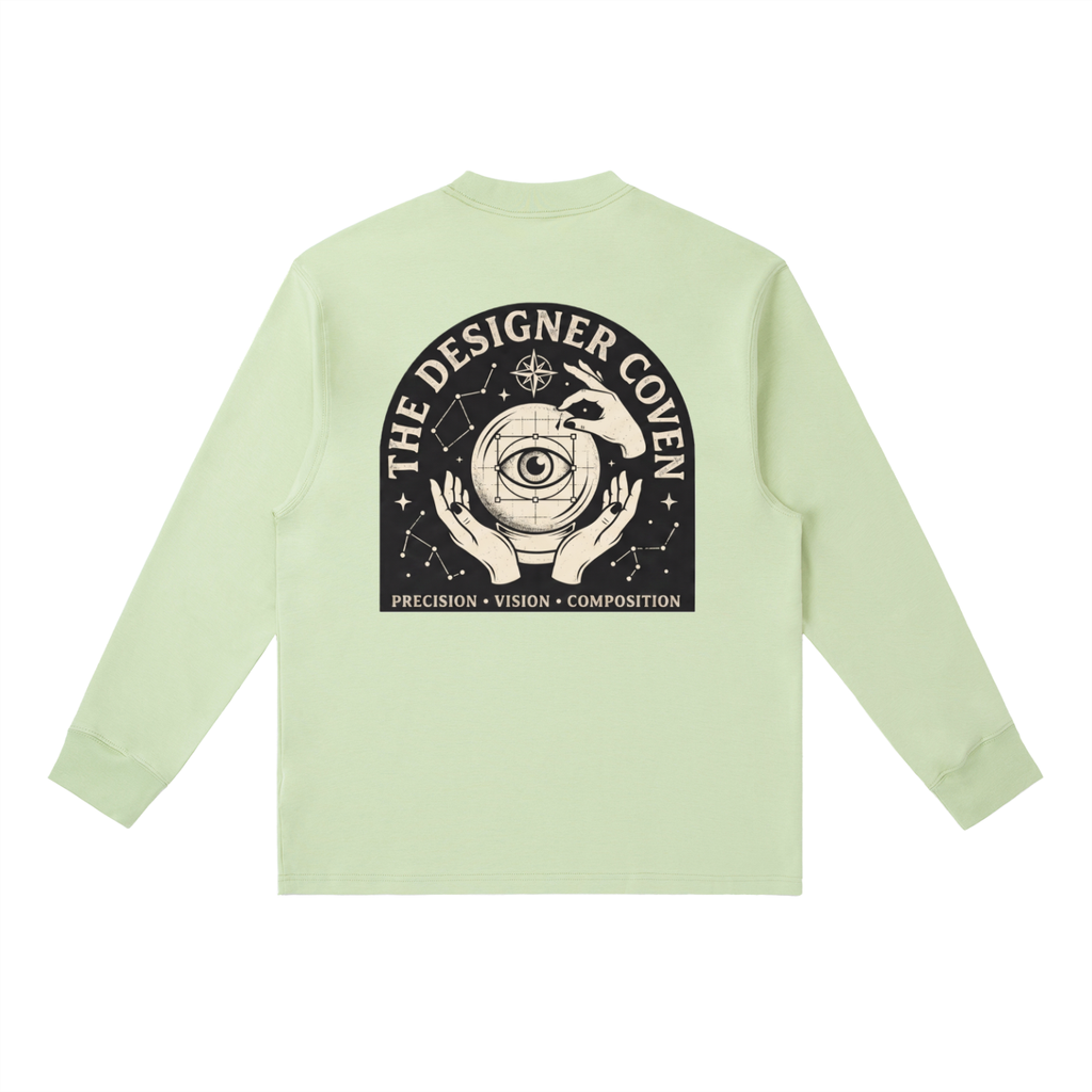 The Marketing Coven | Essential Crewneck Long-Sleeve T-Shirt
