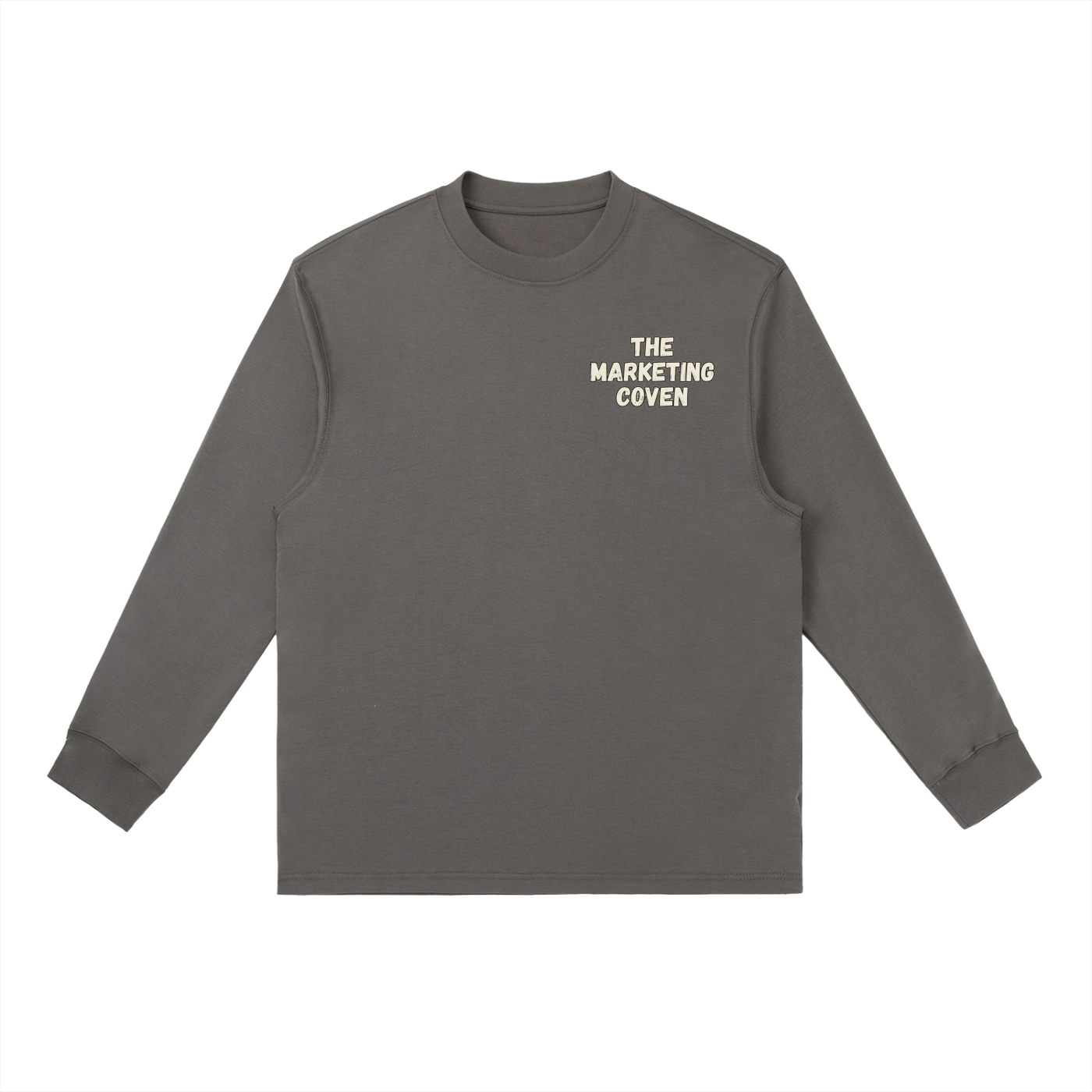 The Marketing Coven | Essential Crewneck Long-Sleeve T-Shirt