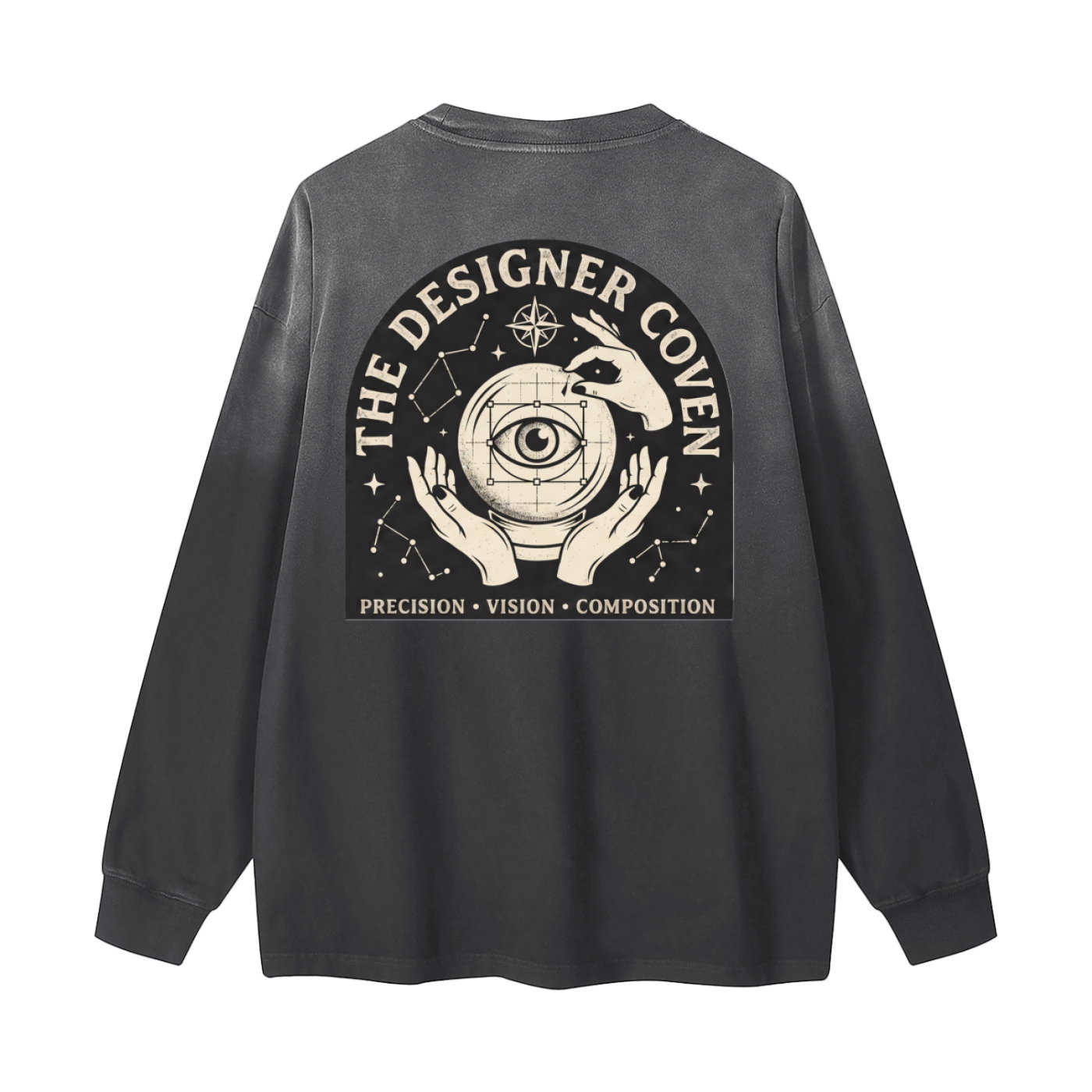 The Designer Coven | Gradient Washed Long Sleeve T-Shirt