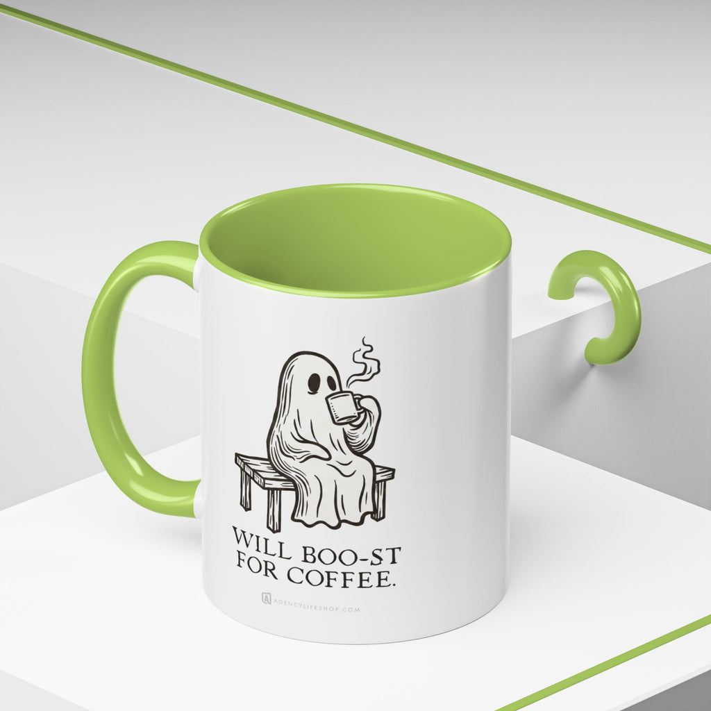 Will Boo-st for Coffee | Accent Mug (11/15oz)