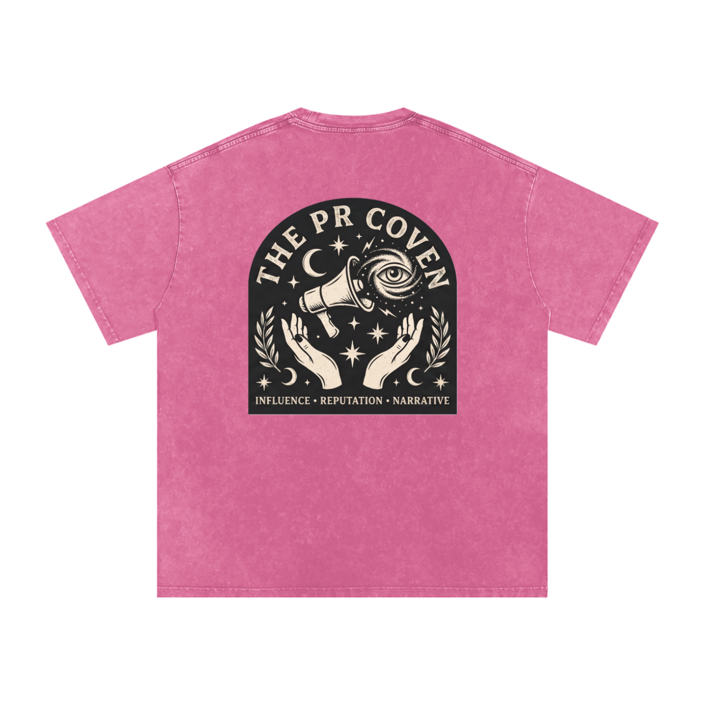 The PR Coven | Snow Washed Oversized Cotton T-Shirt