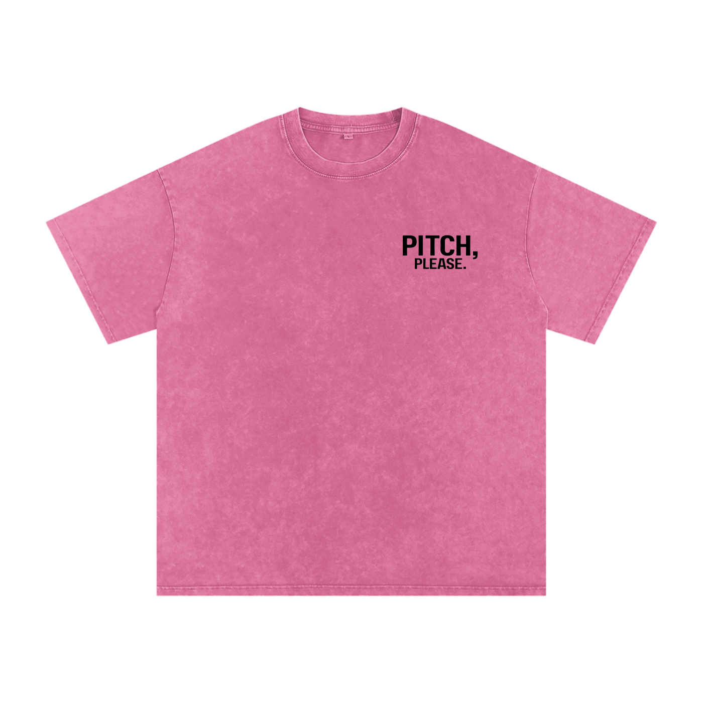 Pitch, Please | Snow Washed Oversized Cotton T-Shirt