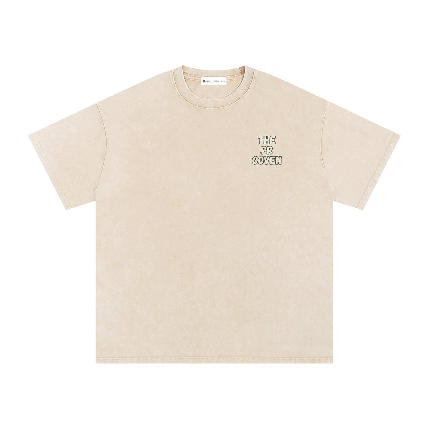 The PR Coven | Snow Washed Oversized Cotton T-Shirt