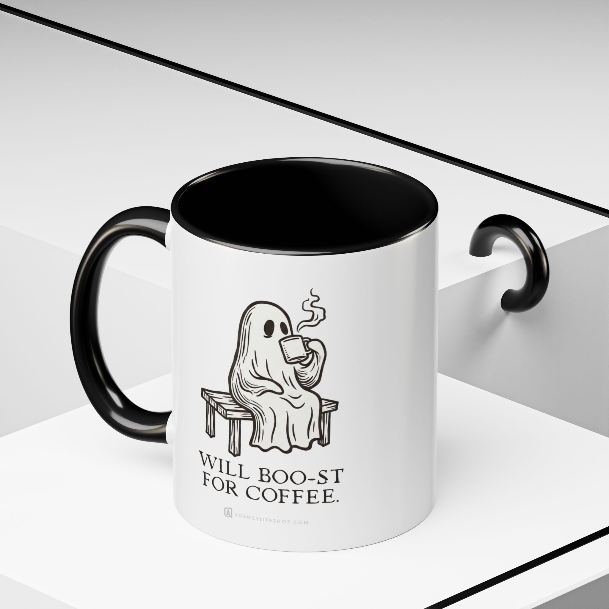 Will Boo-st for Coffee | Accent Mug (11/15oz)