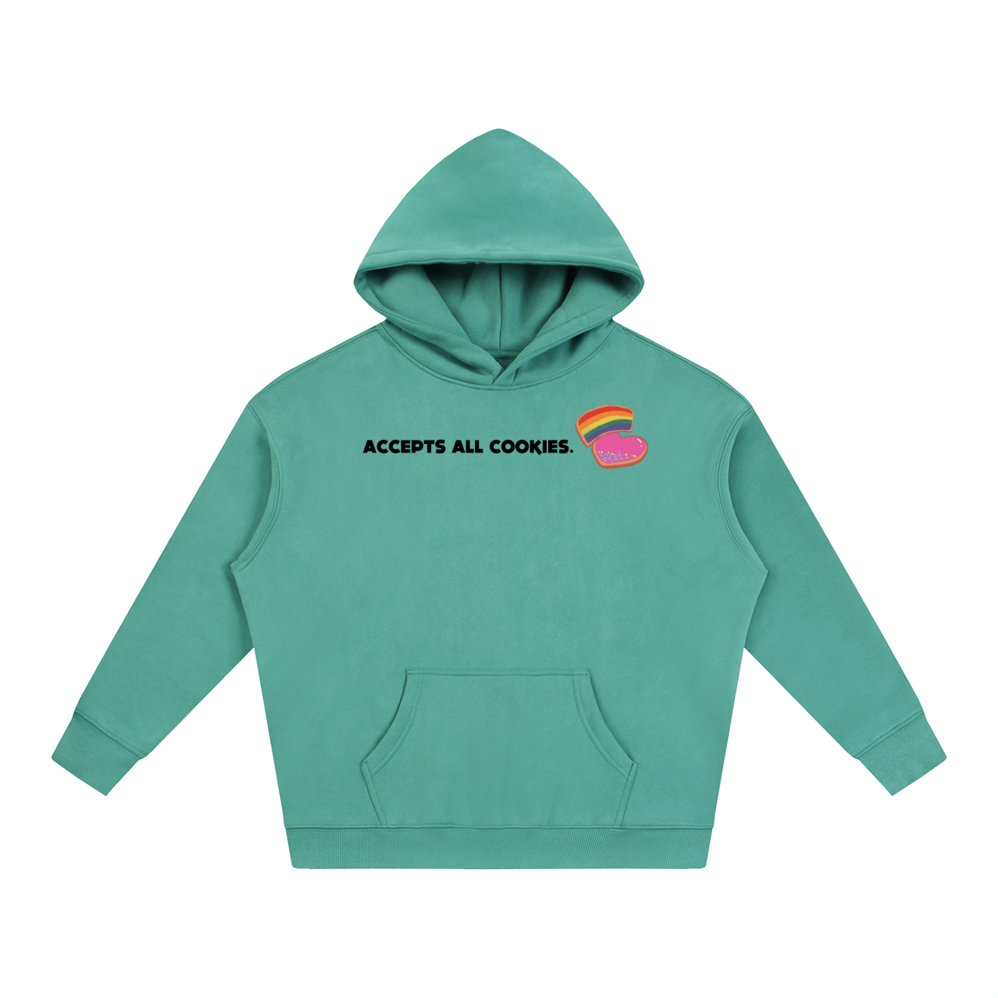 Accepts All Cookies | Oversize Fleeced Hoodie