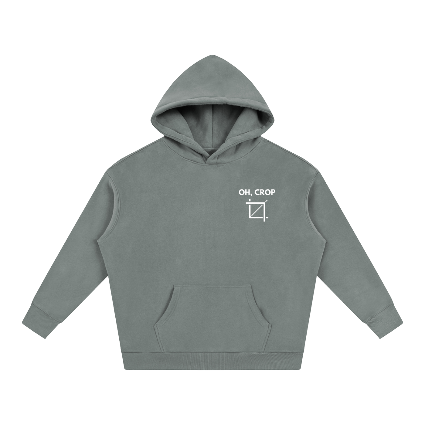 Oh, Crop | Oversize Fleeced Hoodie