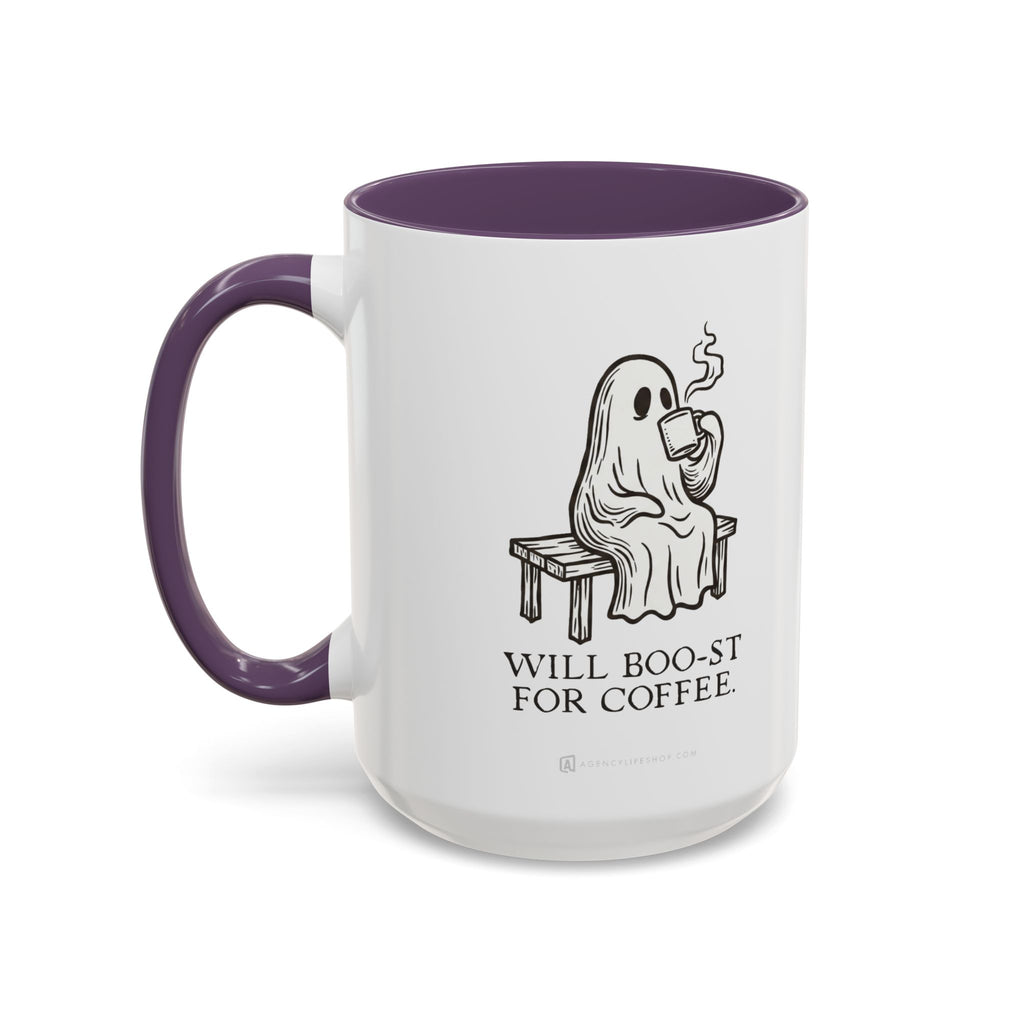 Will Boo-st for Coffee | Accent Mug (11/15oz)