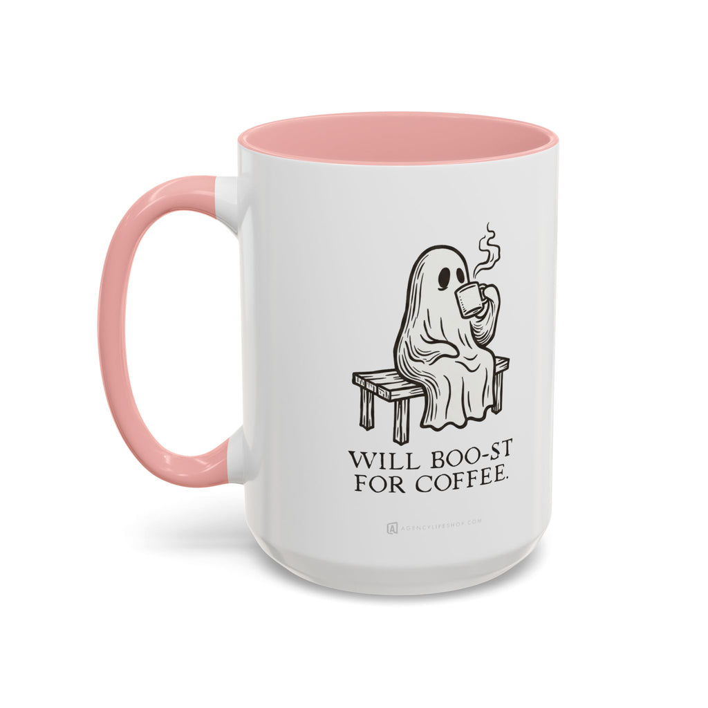 Will Boo-st for Coffee | Accent Mug (11/15oz)