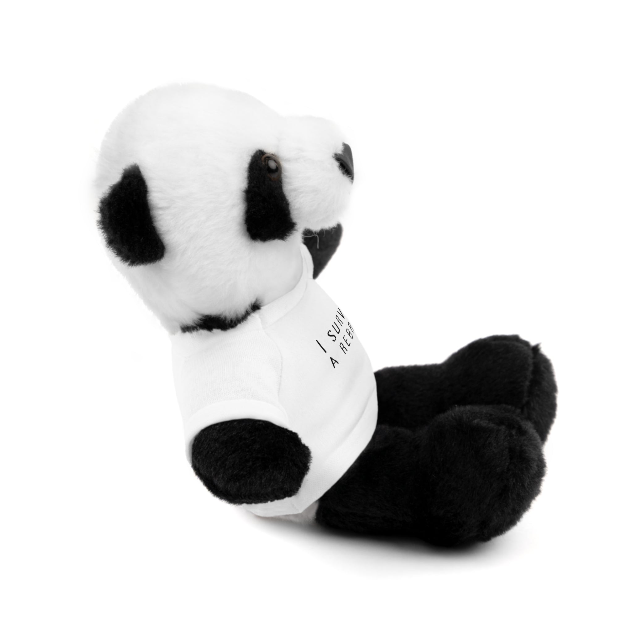 I Survived A Rebrand | Plush Stuffed Toy with Graphic Tee