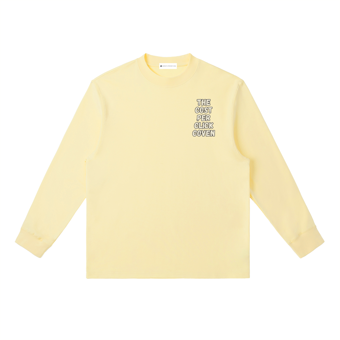 The Cost Per Click Coven | Essential Crewneck Long-Sleeve T-Shirt