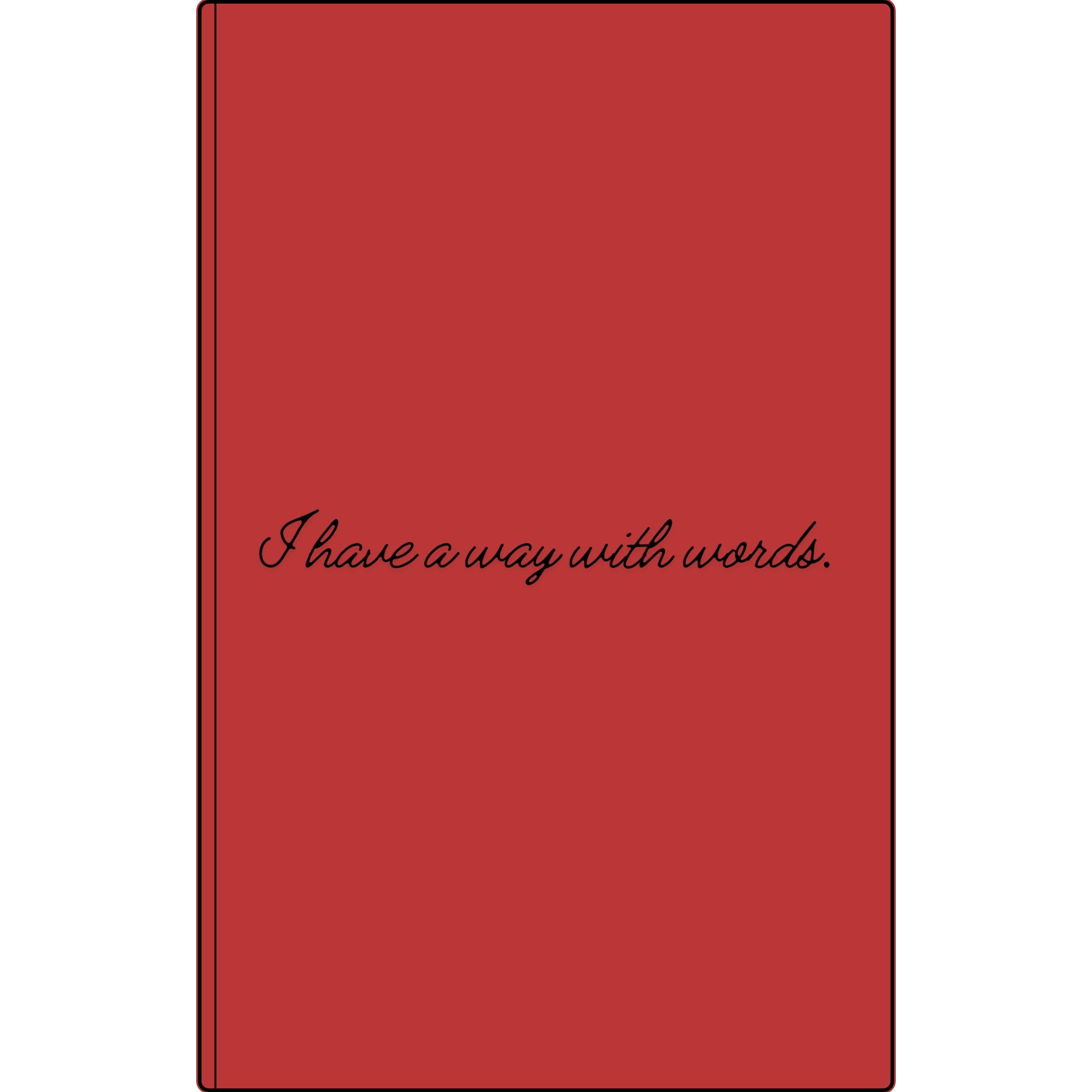 I Have a Way With Words | Engraved Vegan Leather Journal