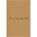 I Have a Way With Words | Engraved Vegan Leather Journal