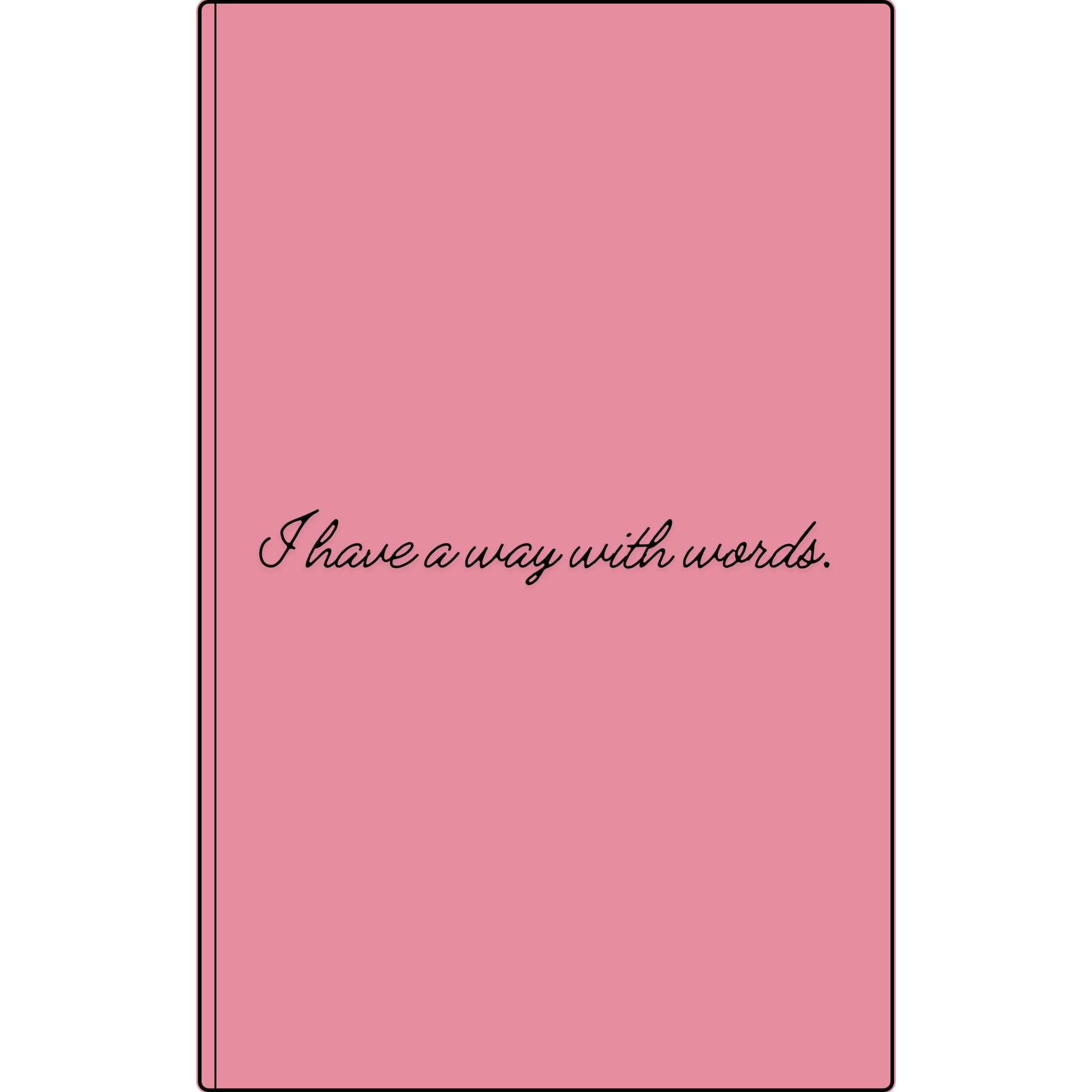 I Have a Way With Words | Engraved Vegan Leather Journal