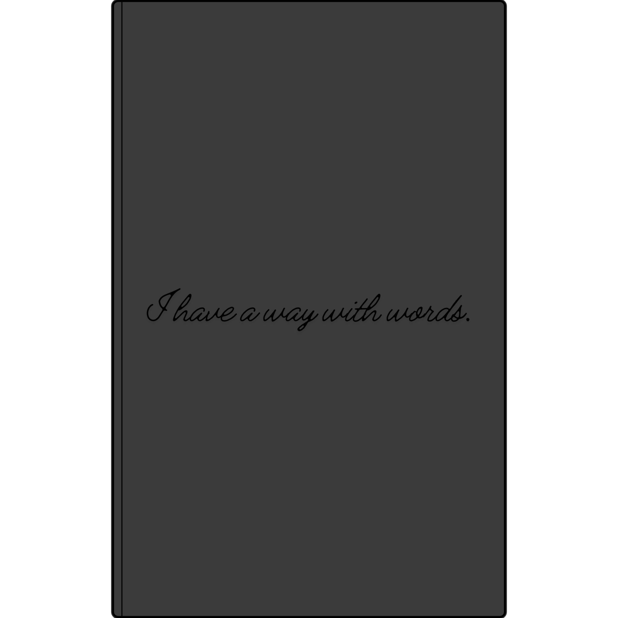 I Have a Way With Words | Engraved Vegan Leather Journal