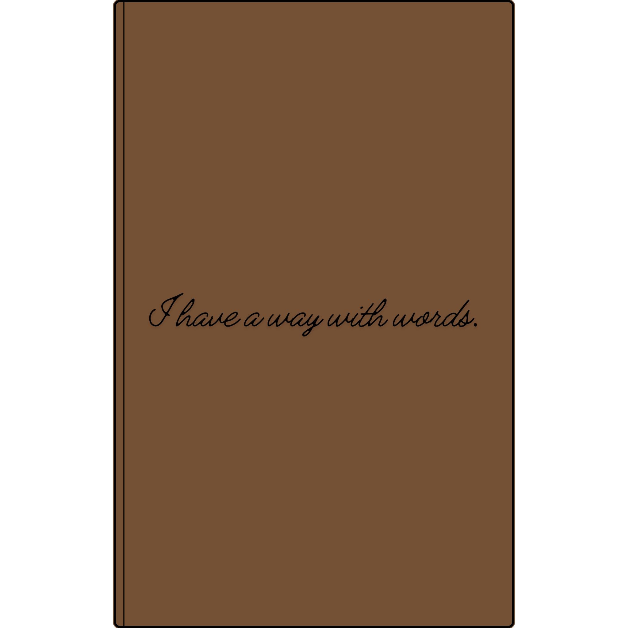 I Have a Way With Words | Engraved Vegan Leather Journal