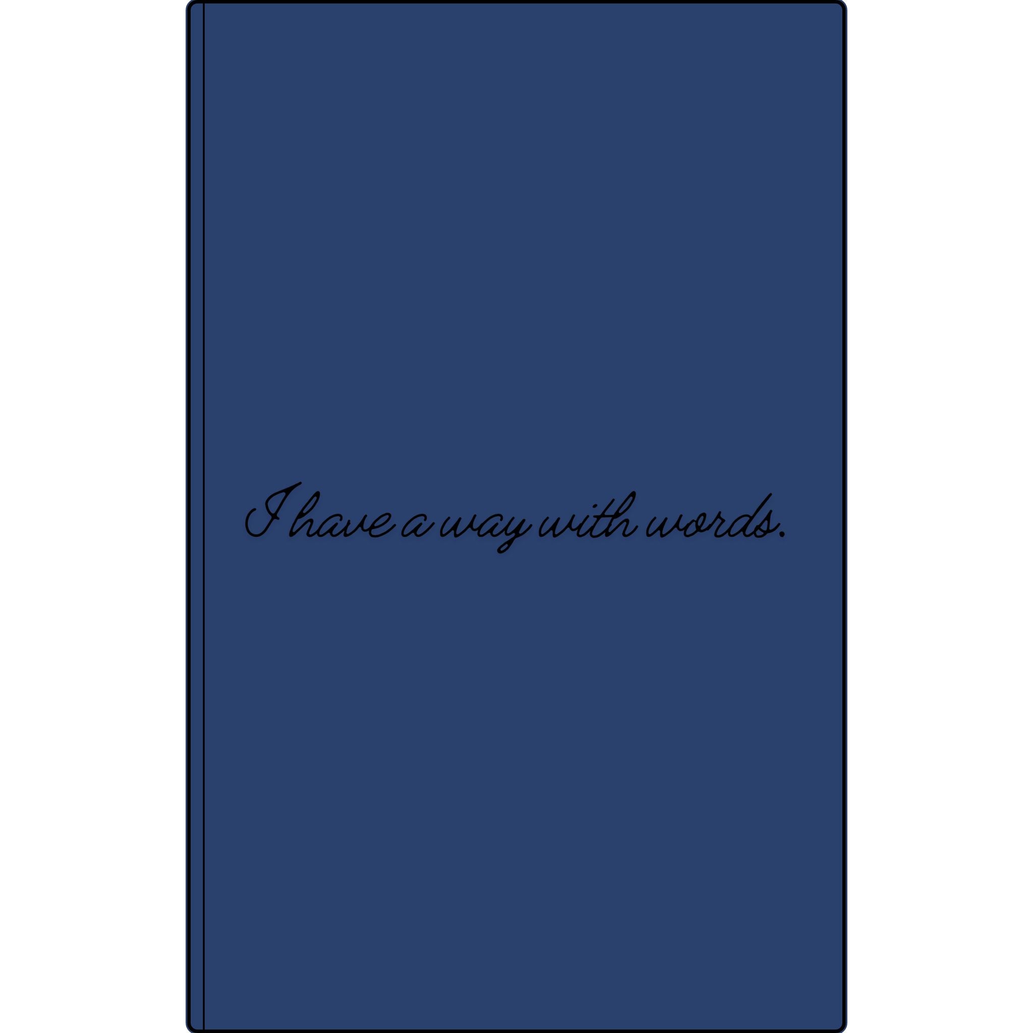I Have a Way With Words | Engraved Vegan Leather Journal