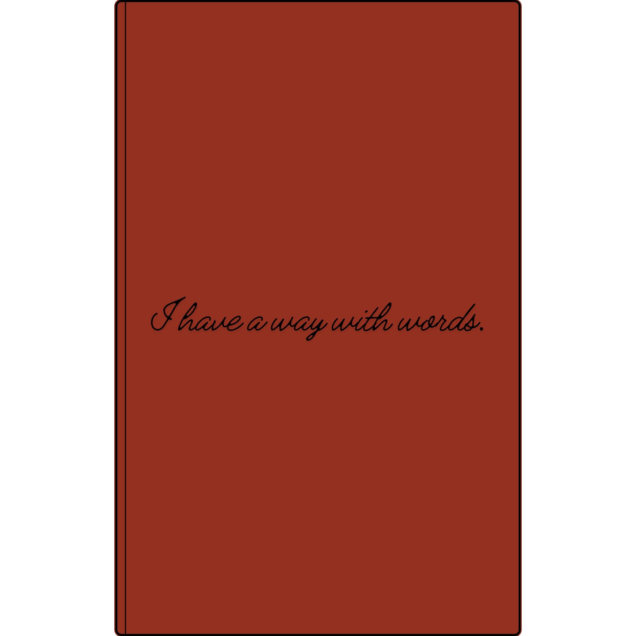 I Have a Way With Words | Engraved Vegan Leather Journal