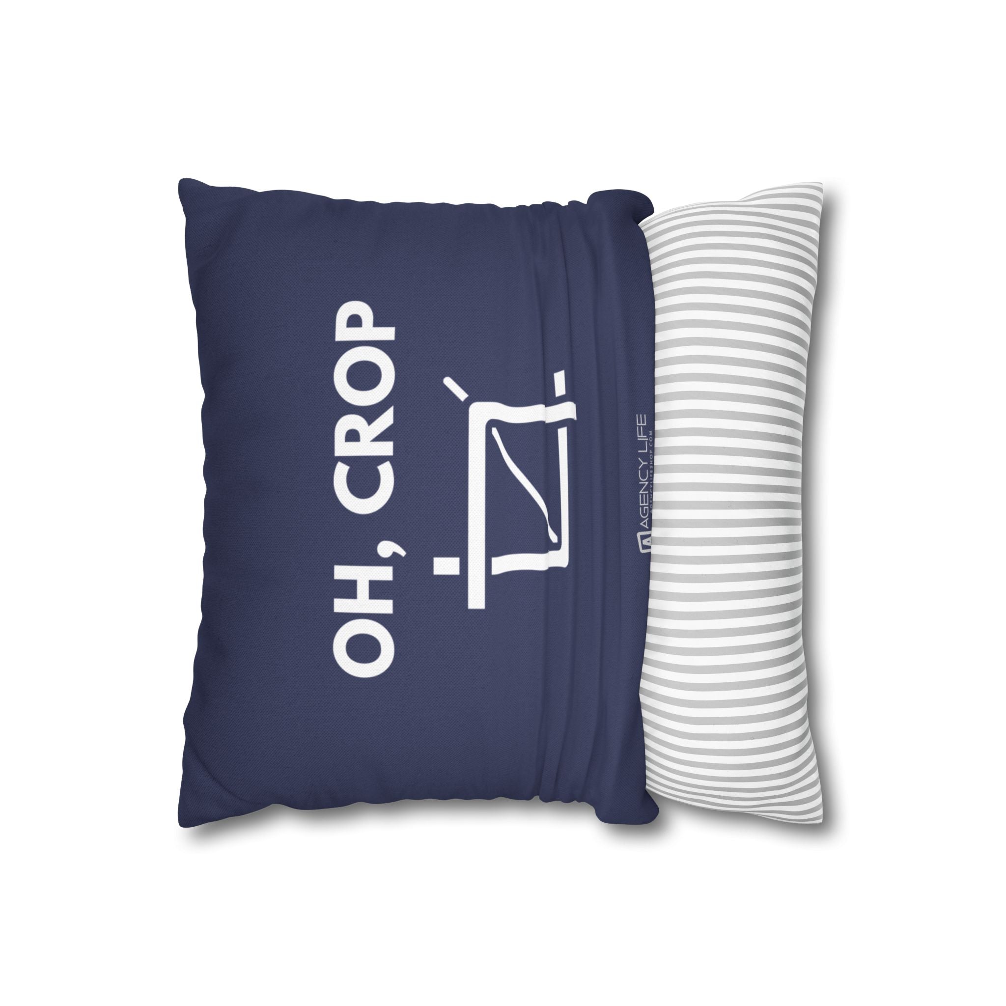 Oh, Crop | Polyester Square Pillowcase