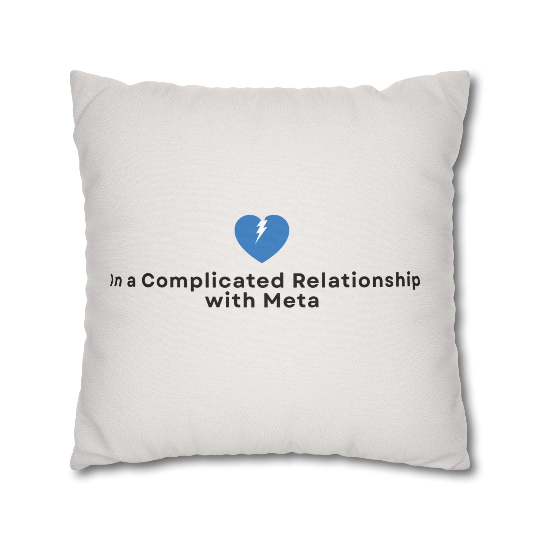 Complicated Relationship | Polyester Square Pillowcase