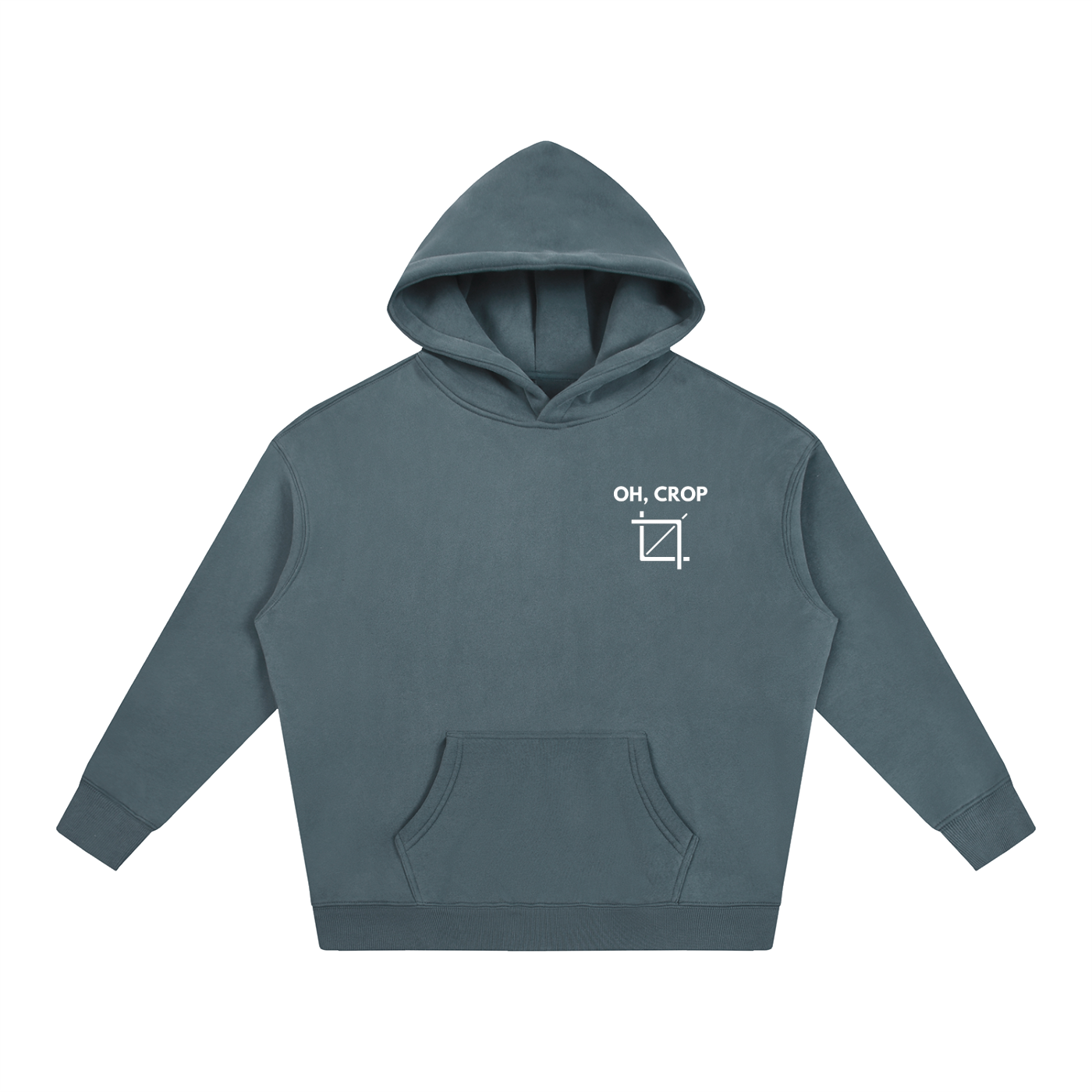 Oh, Crop | Oversize Fleeced Hoodie