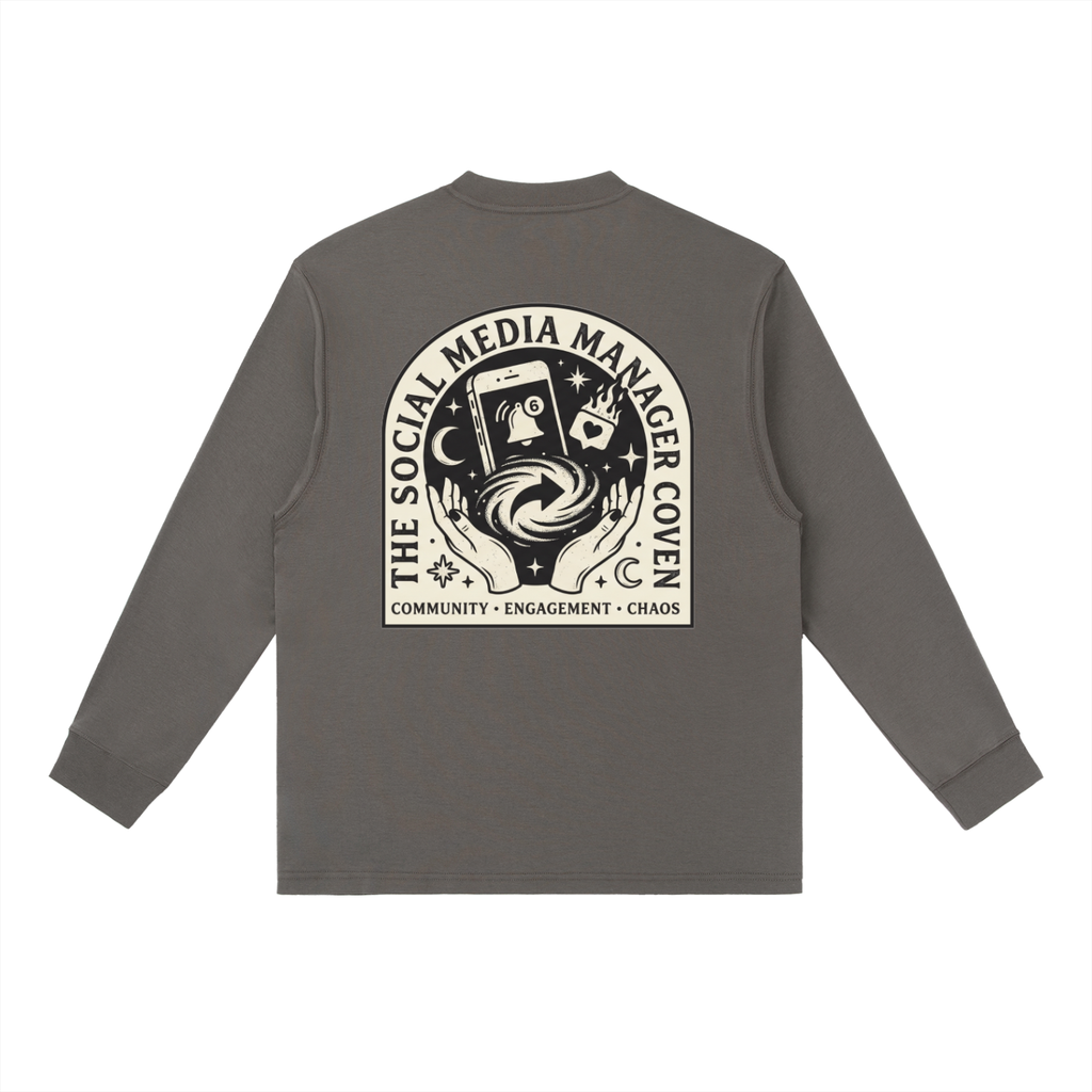 The Social Media Manager Coven | Essential Crewneck Long-Sleeve T-Shirt