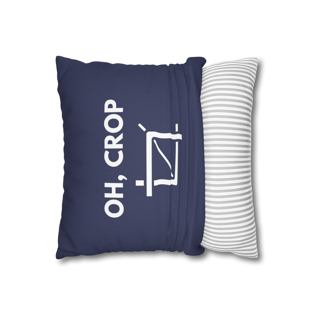 Oh, Crop | Polyester Square Pillowcase