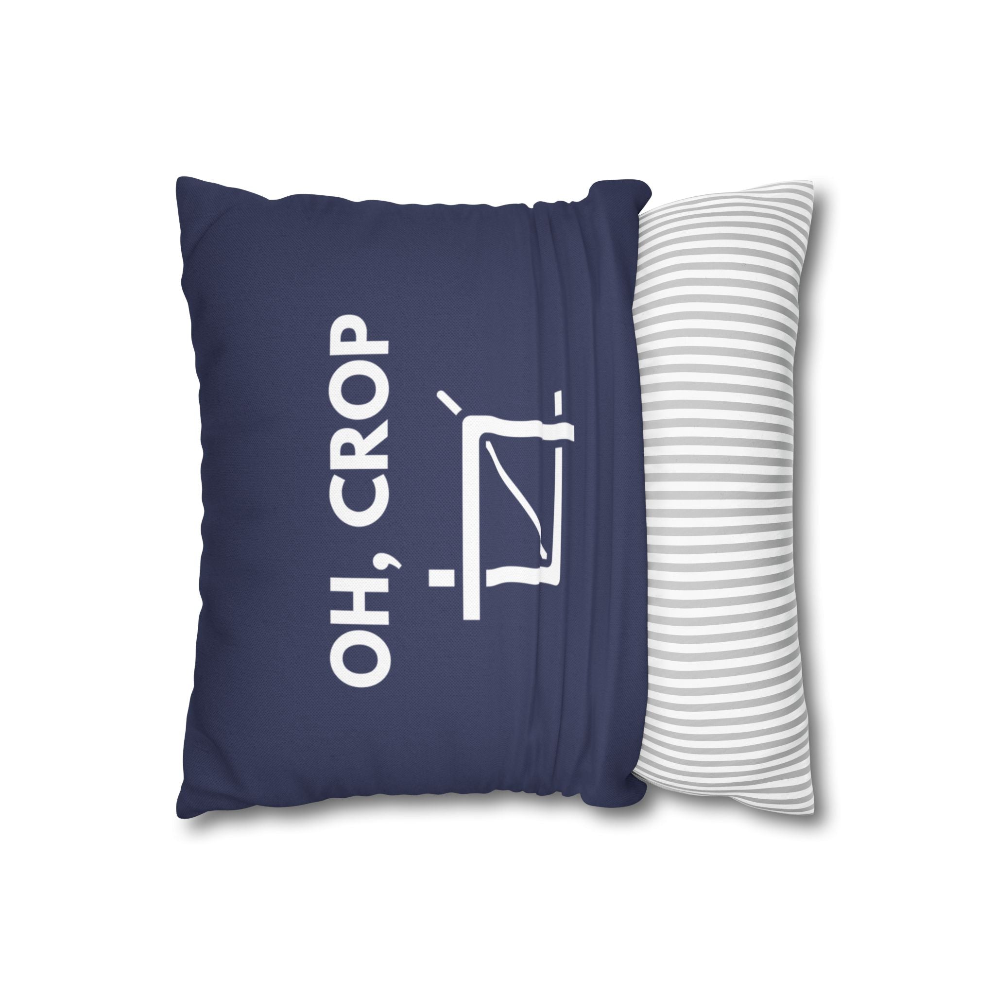 Oh, Crop | Polyester Square Pillowcase