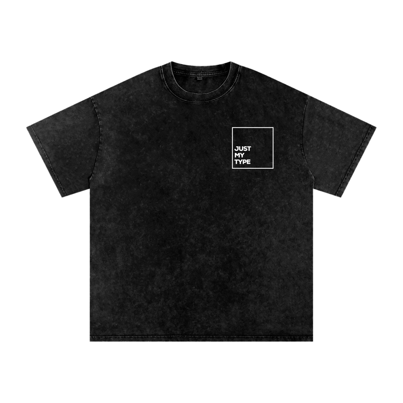 Just My Type | Snow Washed Oversized Cotton T-Shirt