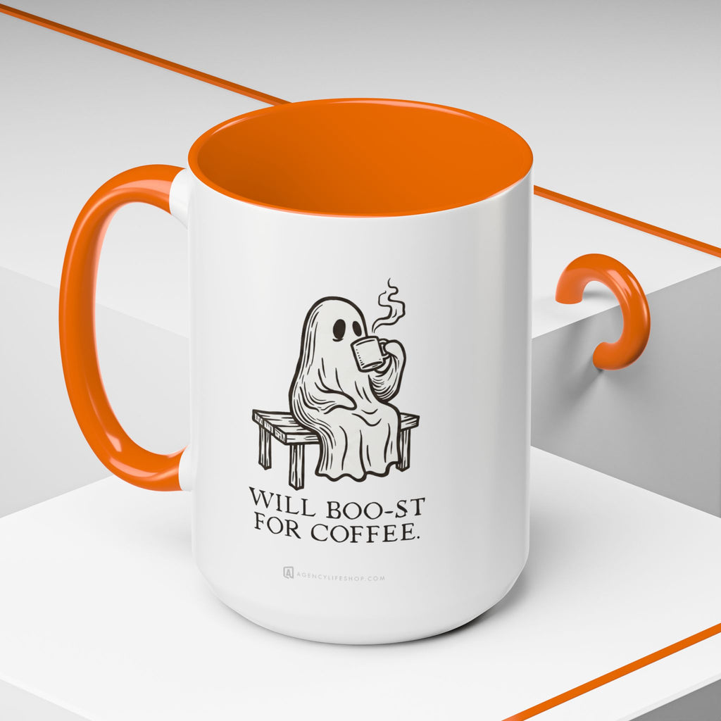 Will Boo-st for Coffee | Accent Mug (11/15oz)