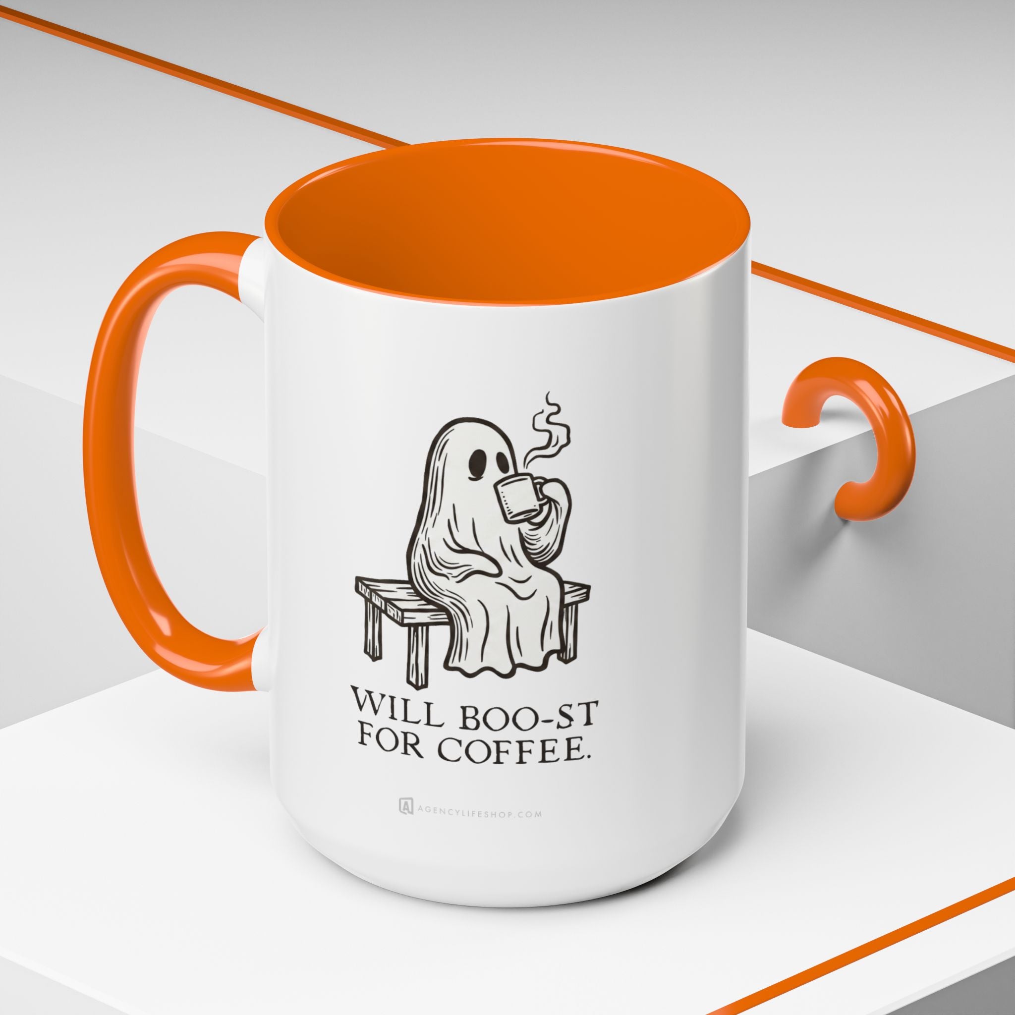 Will Boo-st for Coffee | Accent Mug (11/15oz)