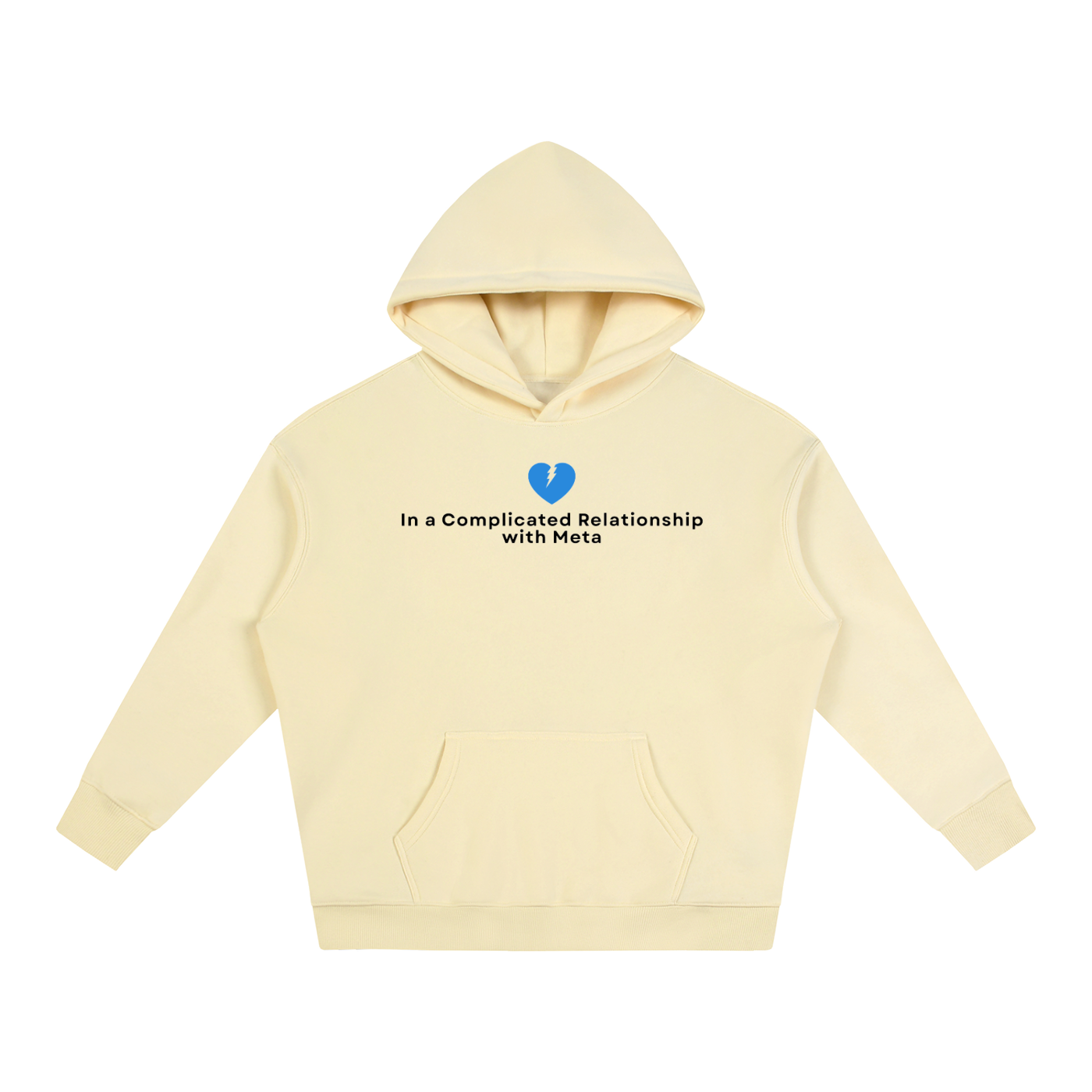 Complicated Relationship | Oversize Fleeced Hoodie