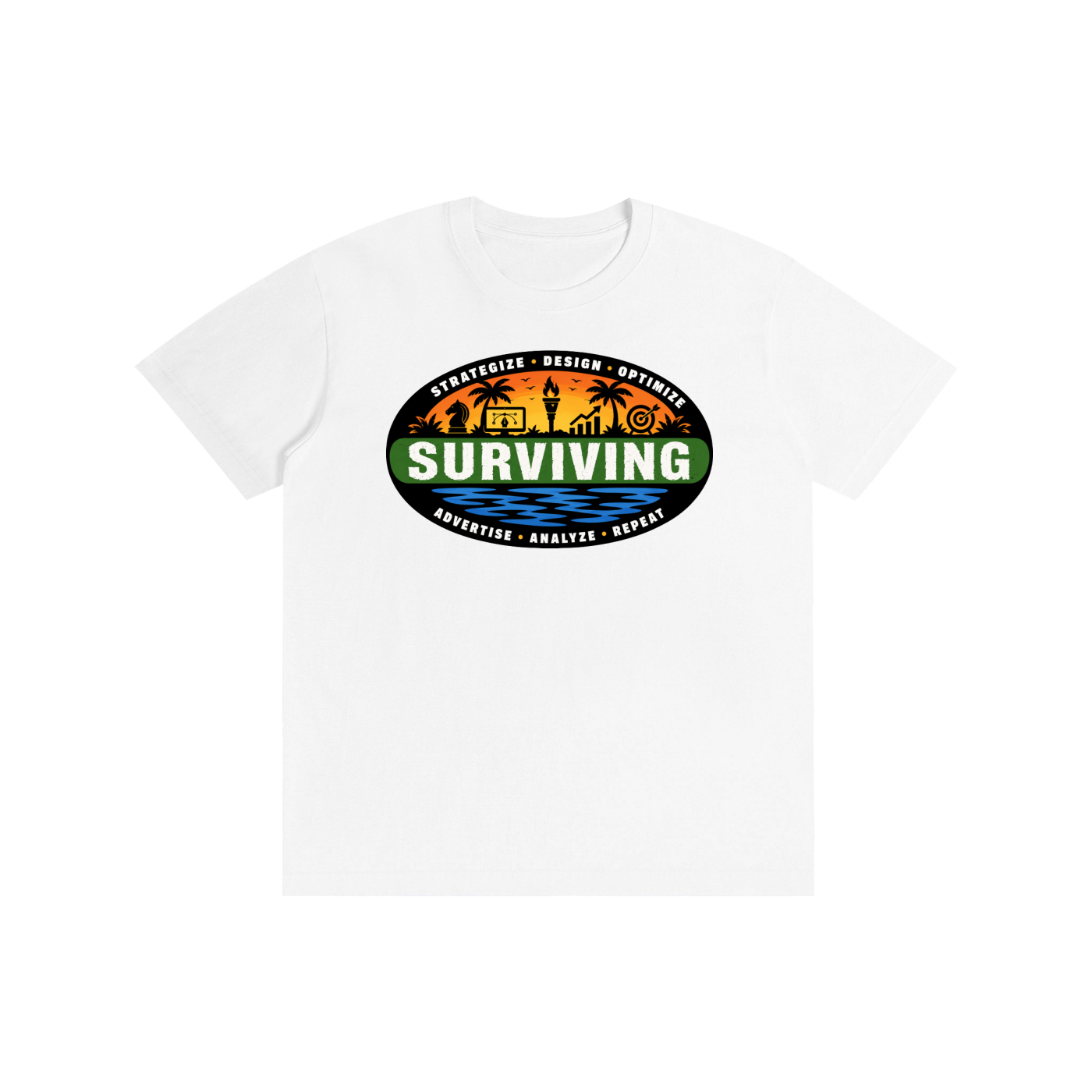 Surviving in Marketing | Pure Cotton Unisex T-Shirt